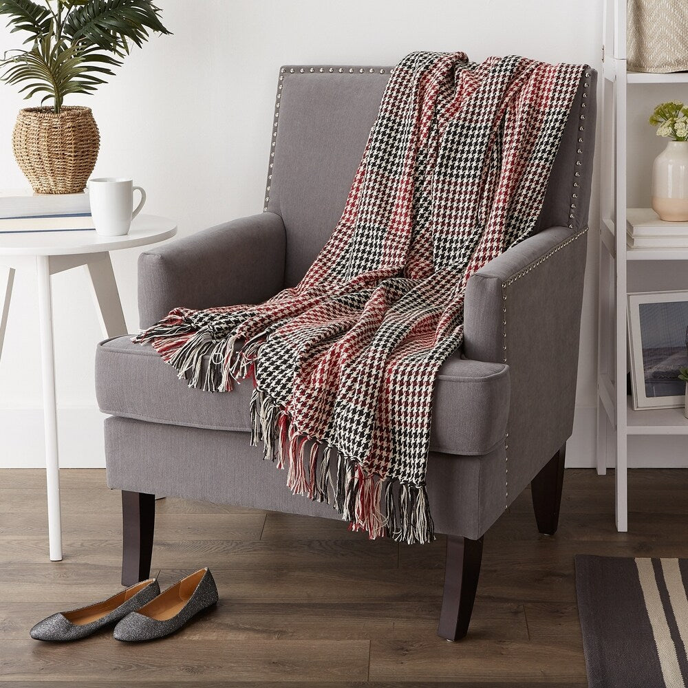 Porch & Den Crestridge Woven Cotton Throw