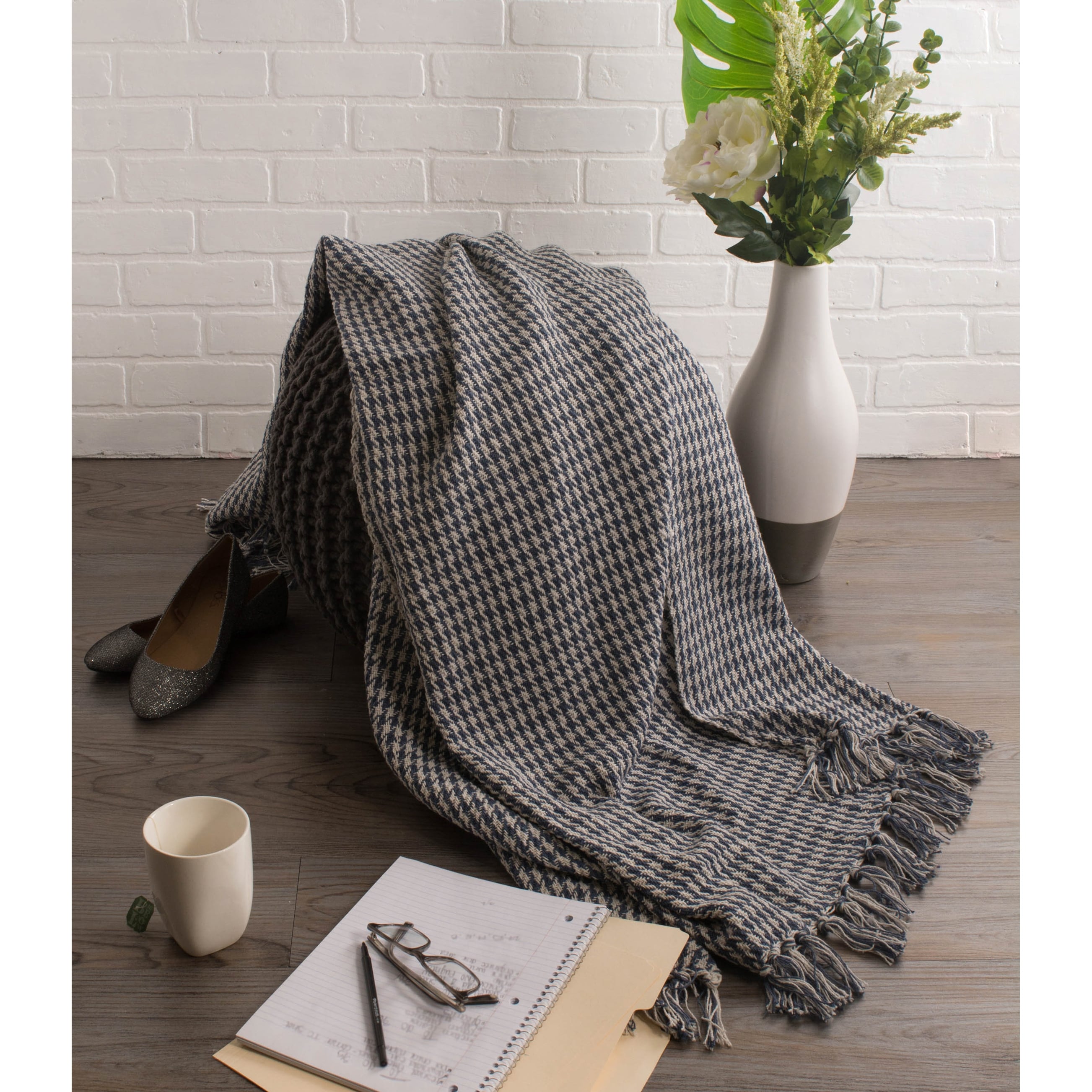 DII Woven Decorative Throw