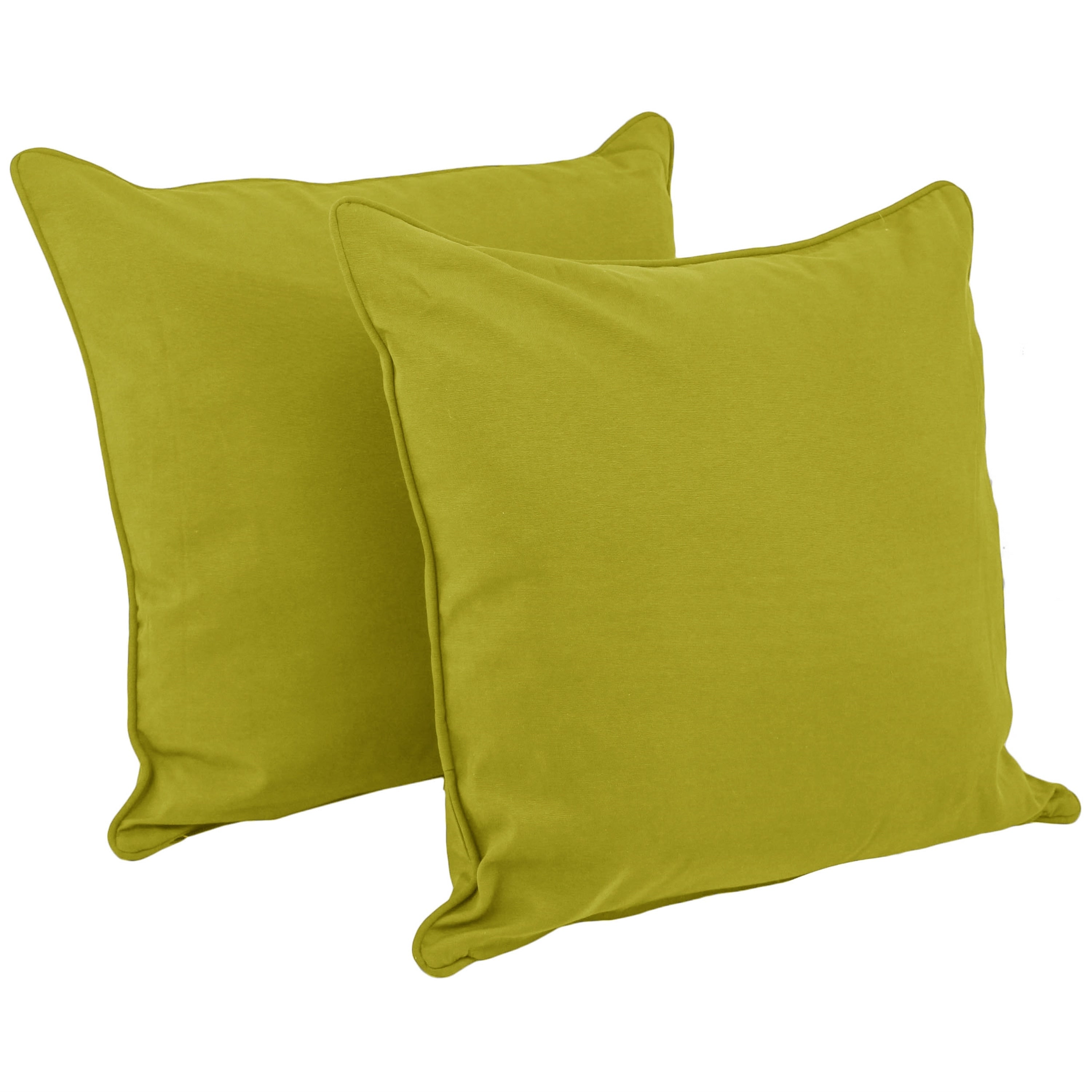 25-inch Corded Twill Throw Pillows (Set of 2)