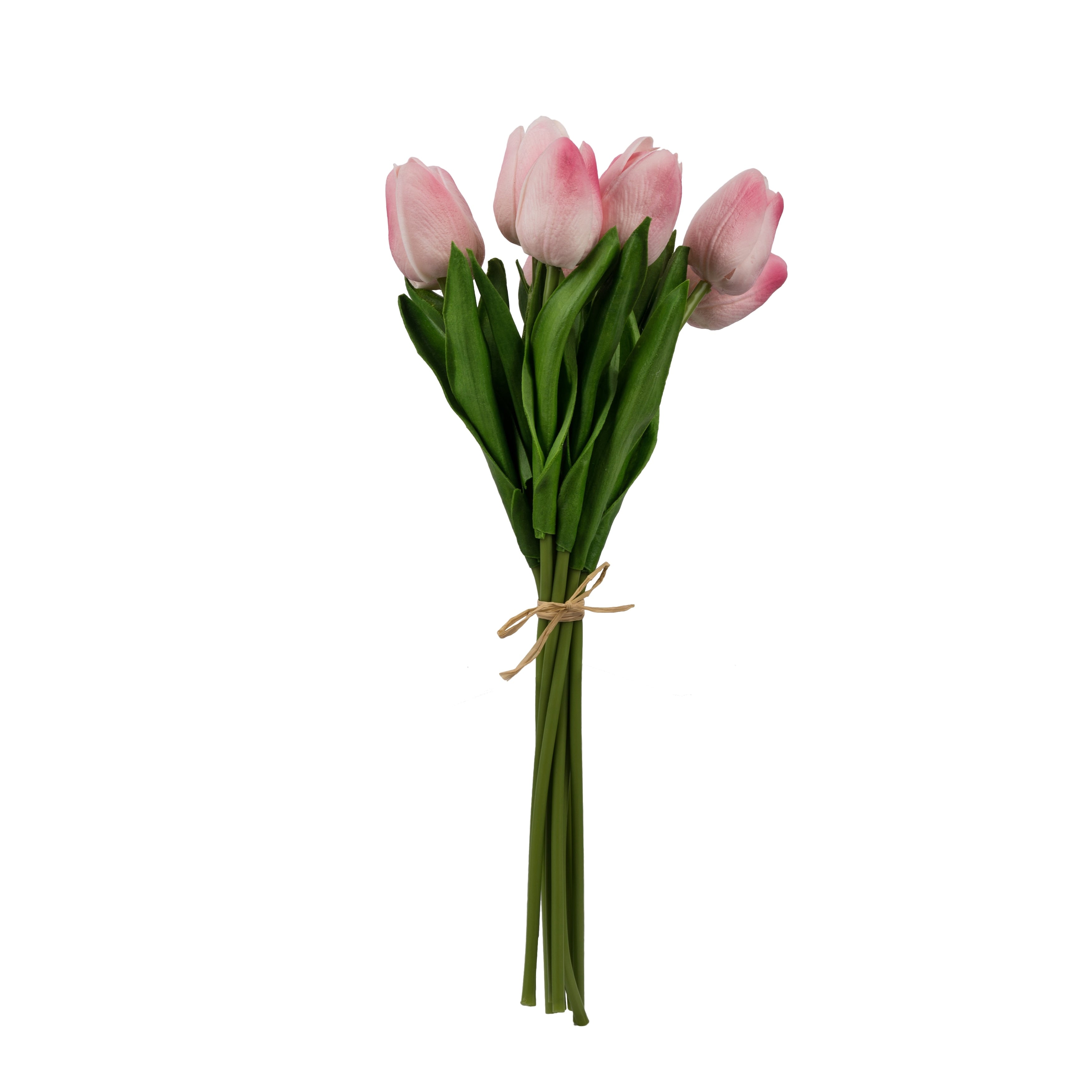 A&B Home 5-inch Faux Tulip 9-Stem Bundle