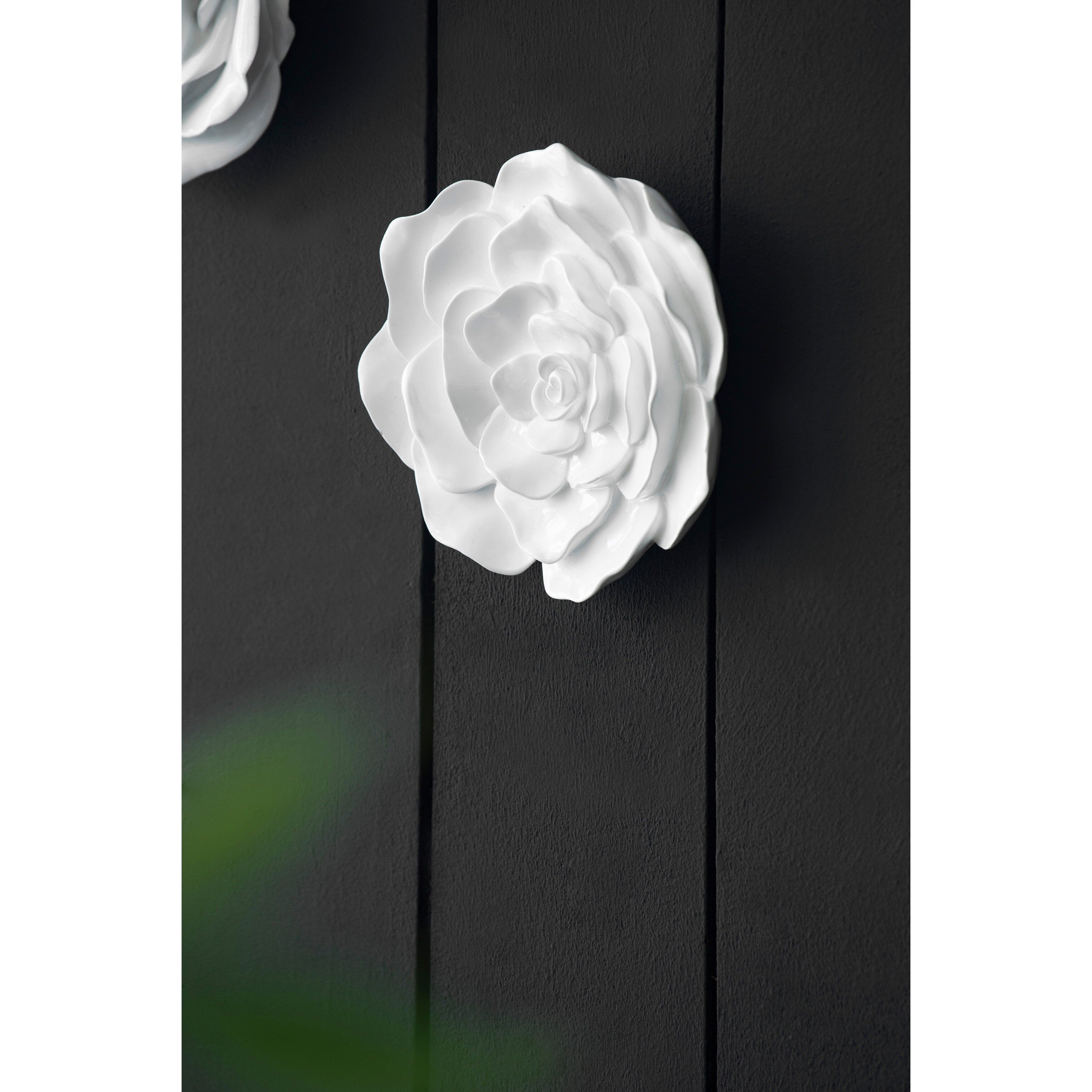 A&B Home - Floral Rose Wall Accent - Set of 2