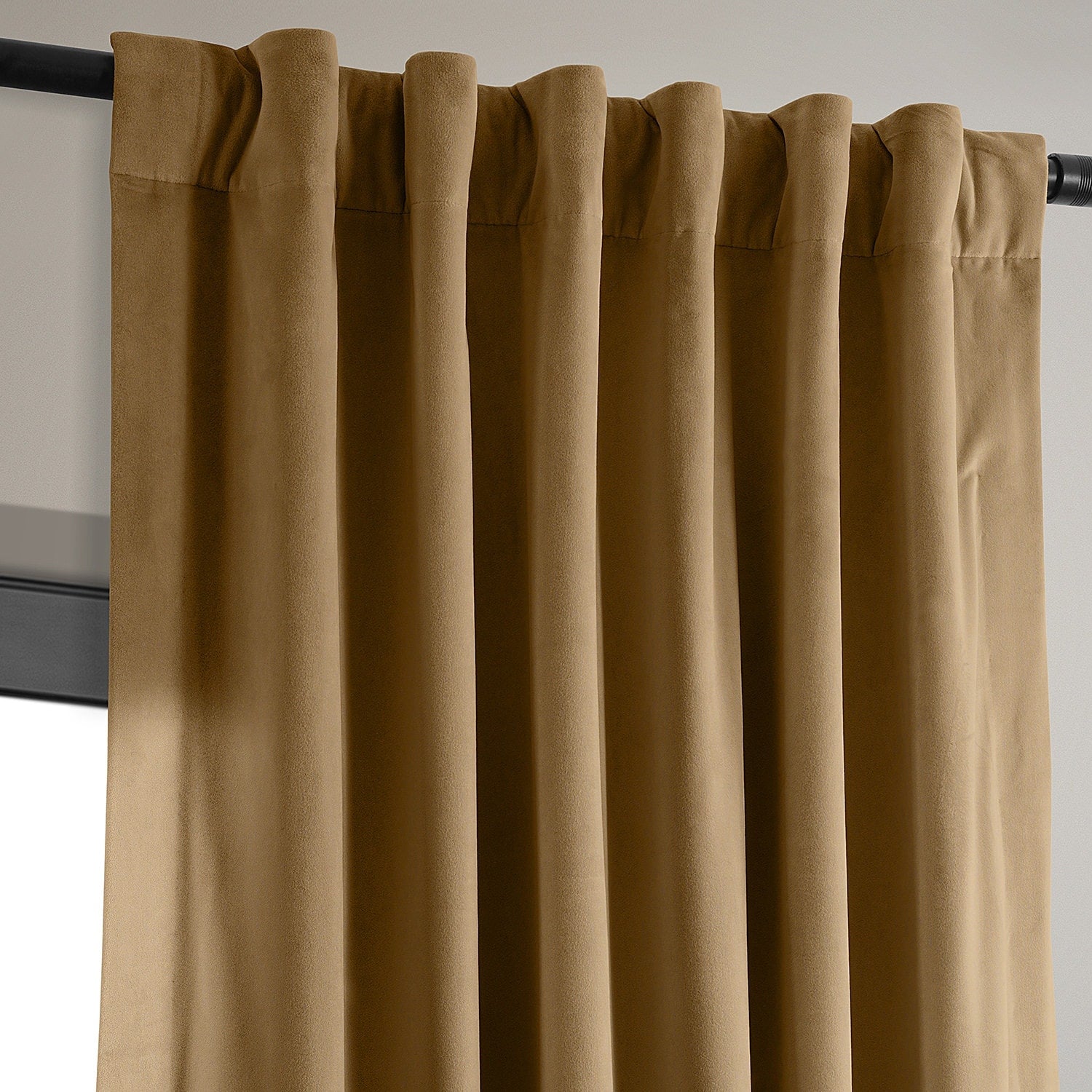 Exclusive Fabrics Signature Velvet Blackout Curtains (1 Panel) - Luxurious Single Drapery for Enhanced Light Blockage