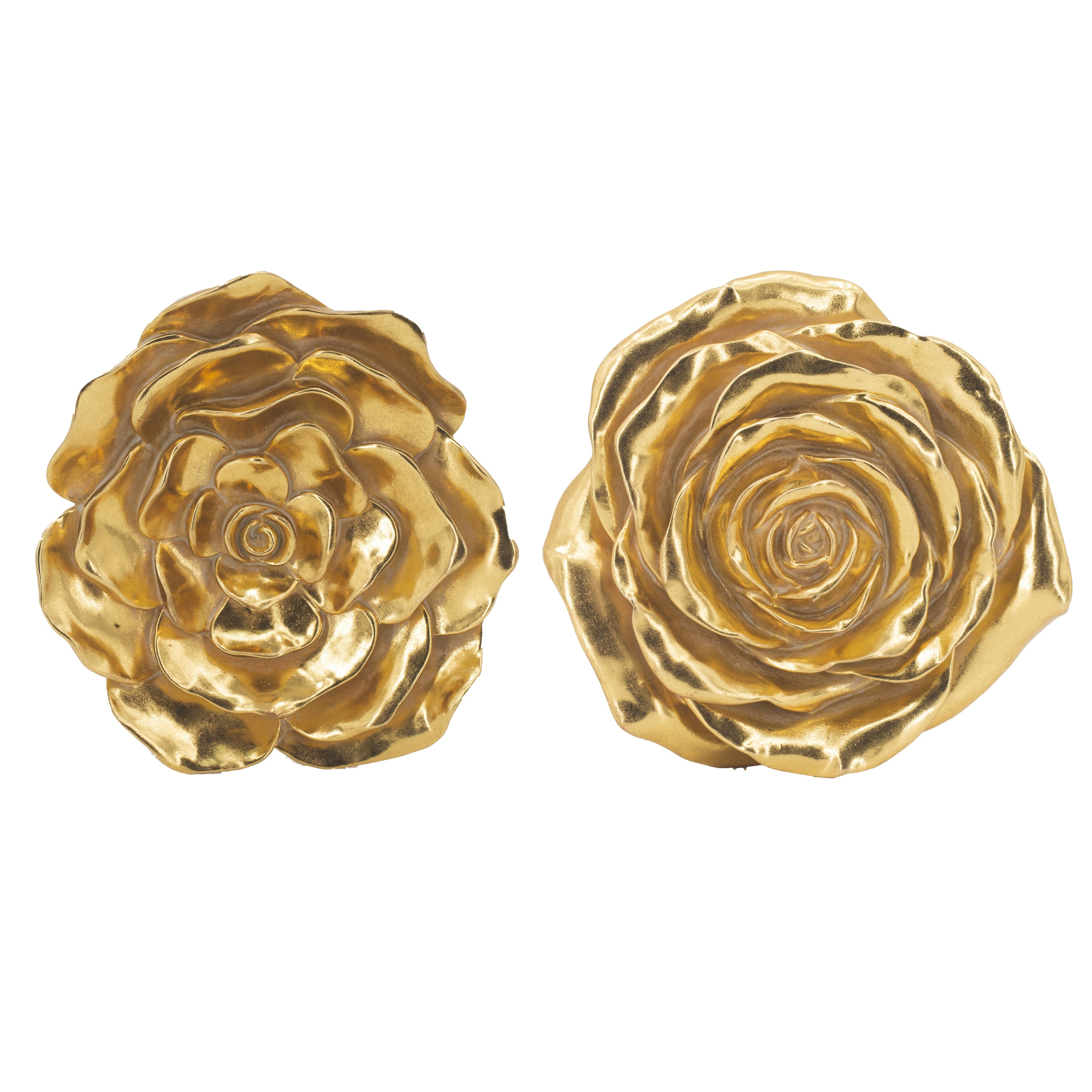 A&B Home - Floral Rose Wall Accent - Set of 2