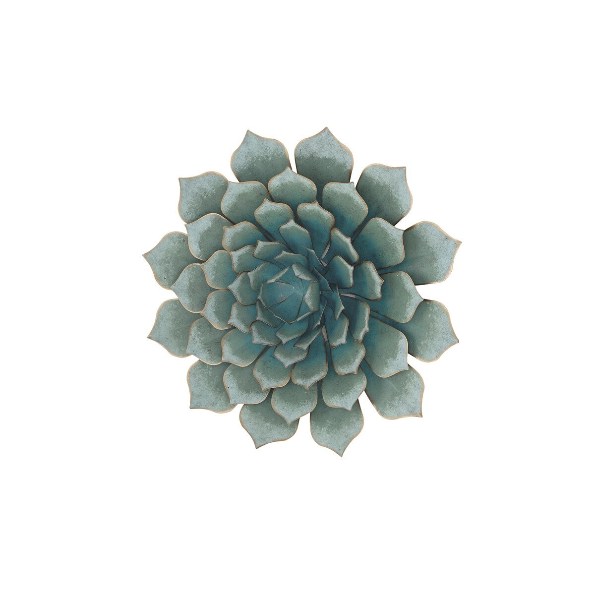 Metal Floral Home Wall Decor - Teal - Roche River Decor