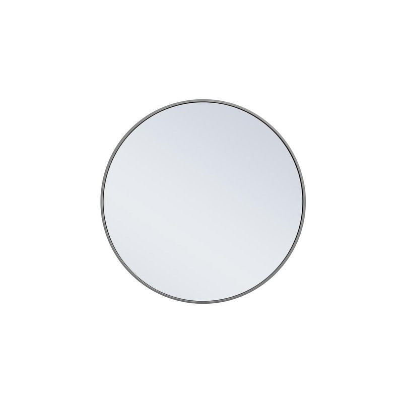 Carson Carrington Labbemala Metal Frame Round Mirror