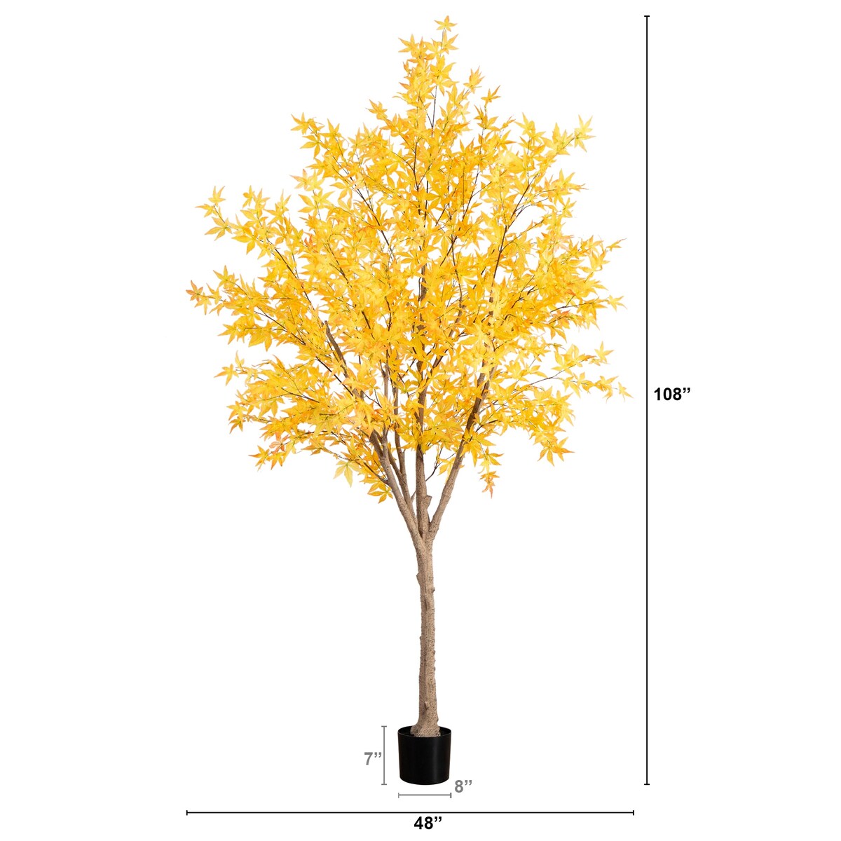 9' Autumn Maple Artificial Fall Tree