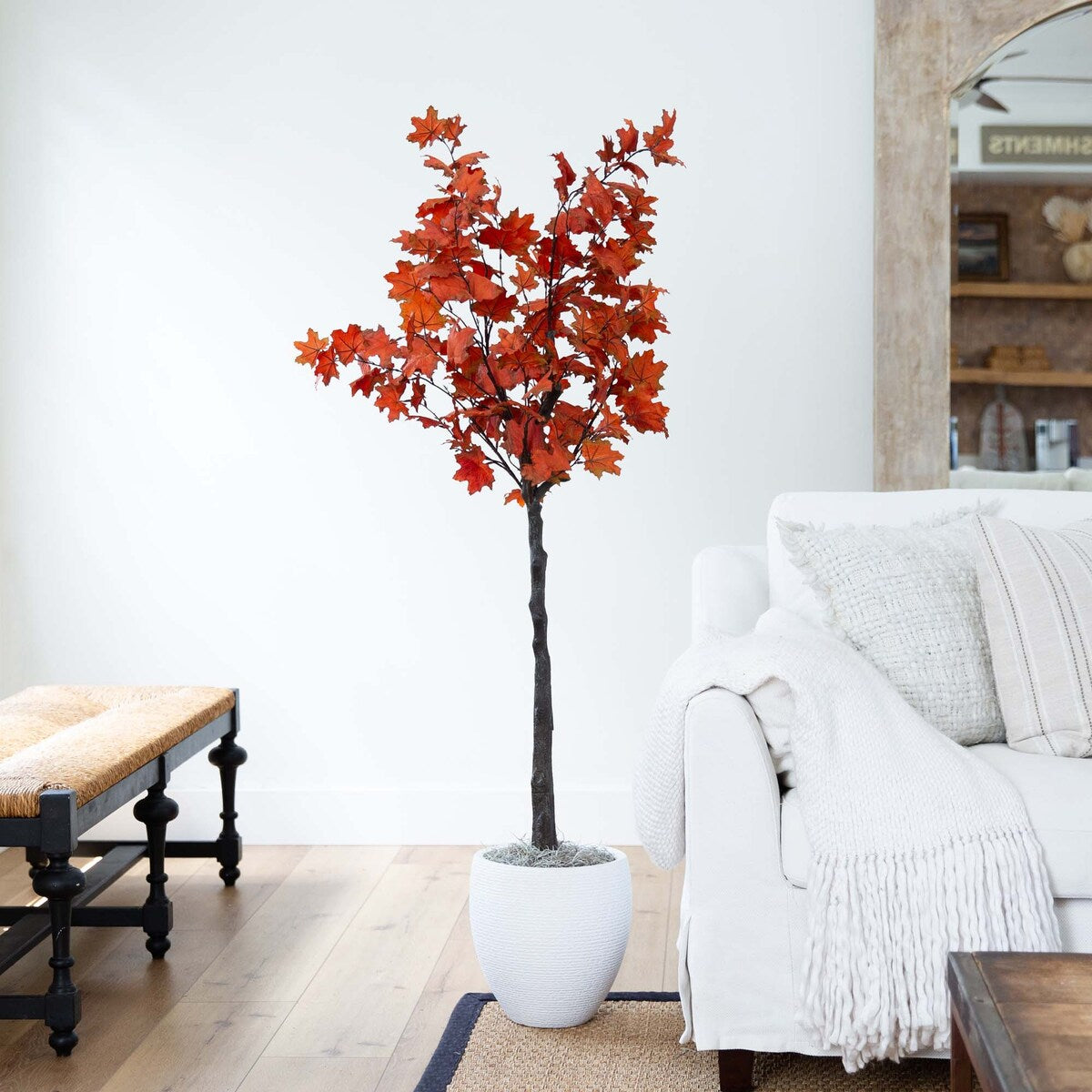 5' Autumn Rustic Maple Artificial Fall Tree