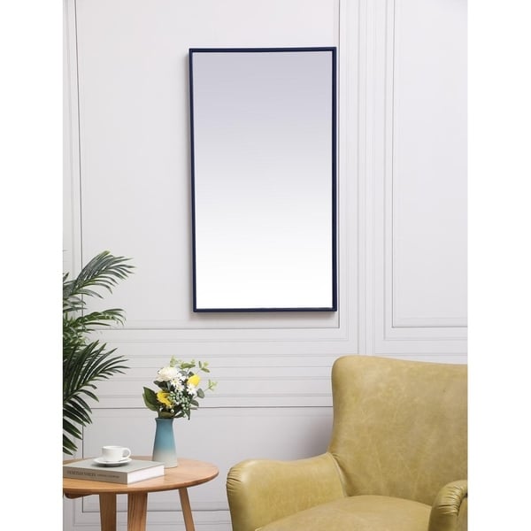 Carson Carrington Salsnas Metal Frame Rectangular Mirror