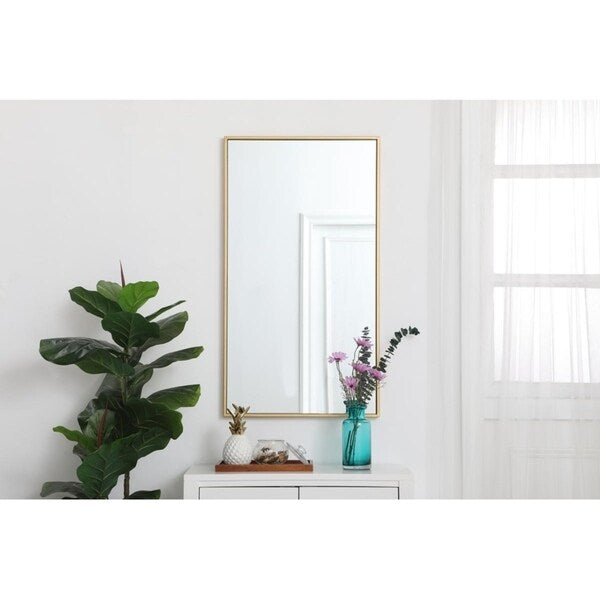 Carson Carrington Salsnas Metal Frame Rectangular Mirror