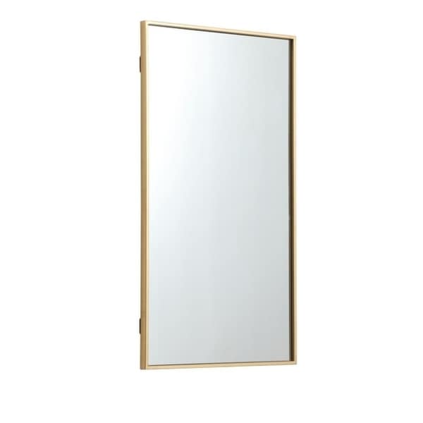 Carson Carrington Salsnas Metal Frame Rectangular Mirror