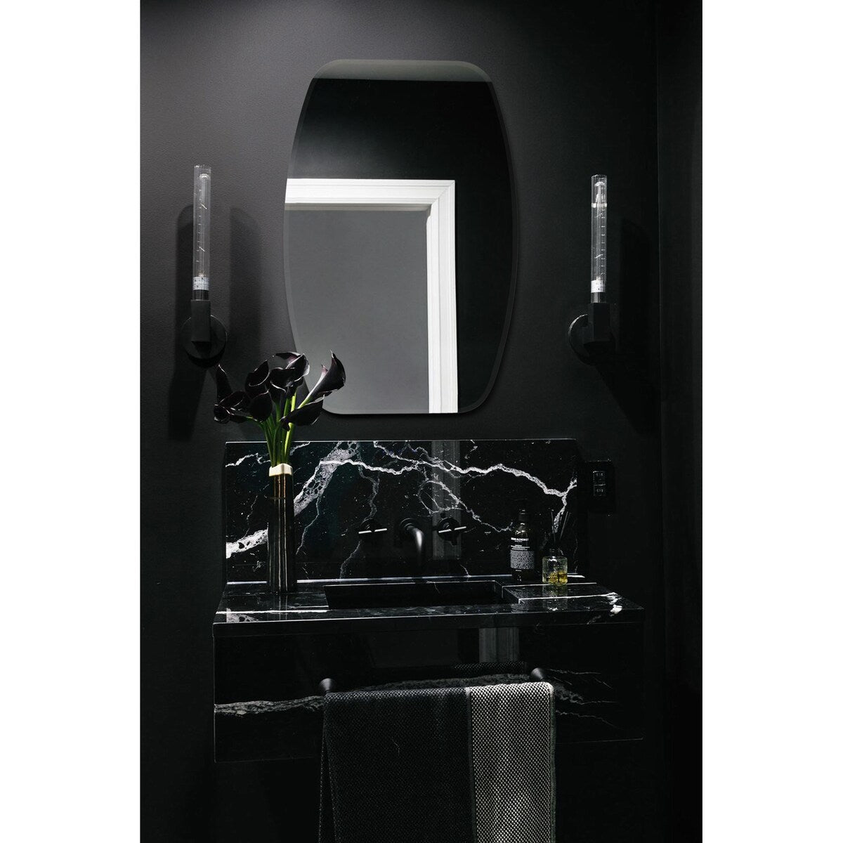 Sydney Modern Oval Frameless Bathroom Mirror