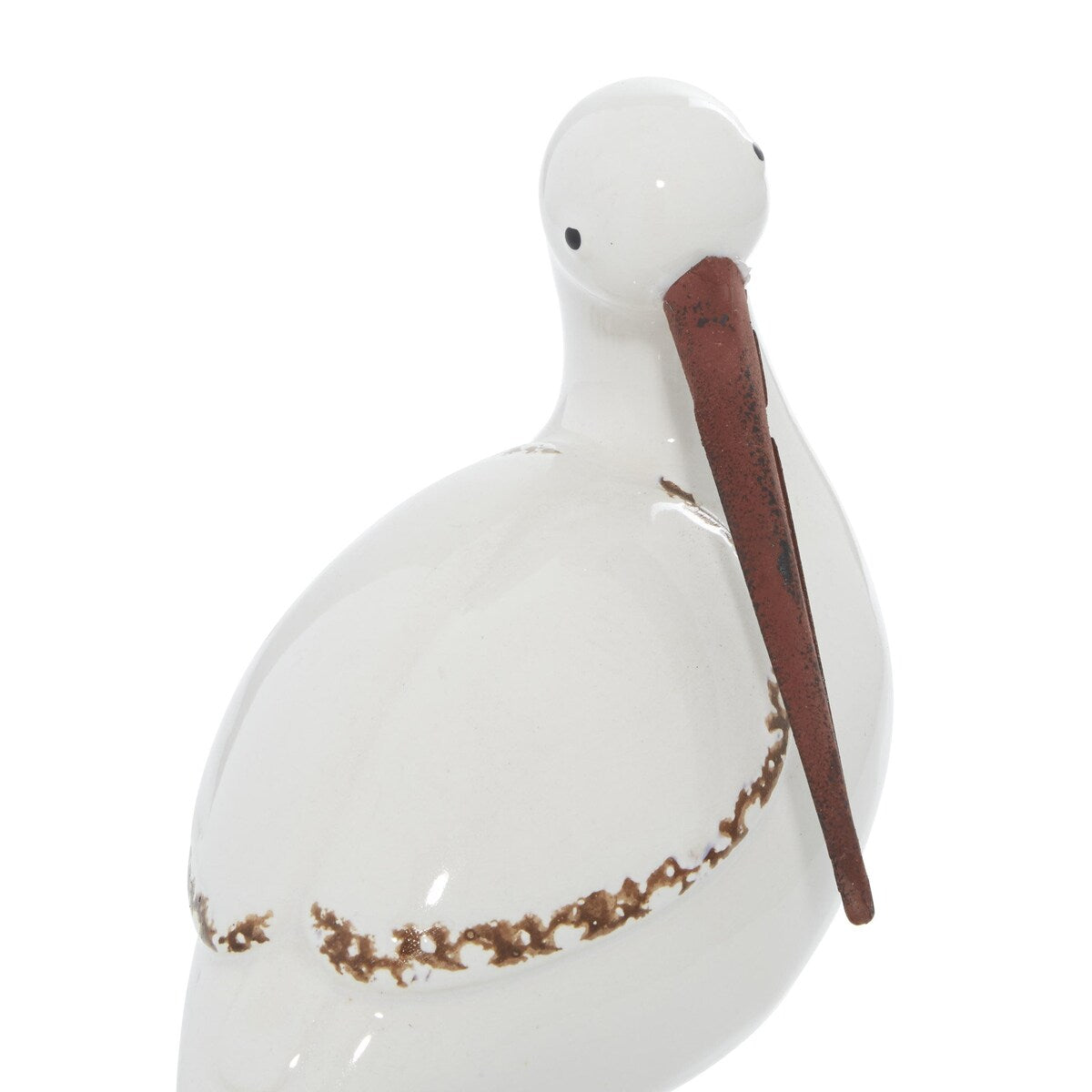 Ceramic Bird Decorative Sculpture - Set of 3 White - Roche River Decor