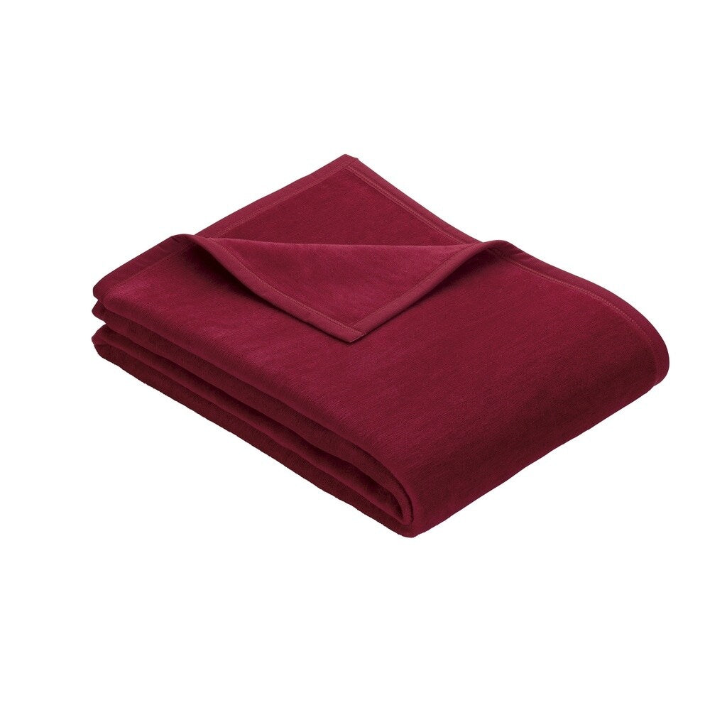 IBENA Solid Plush Throw in 16 Colors