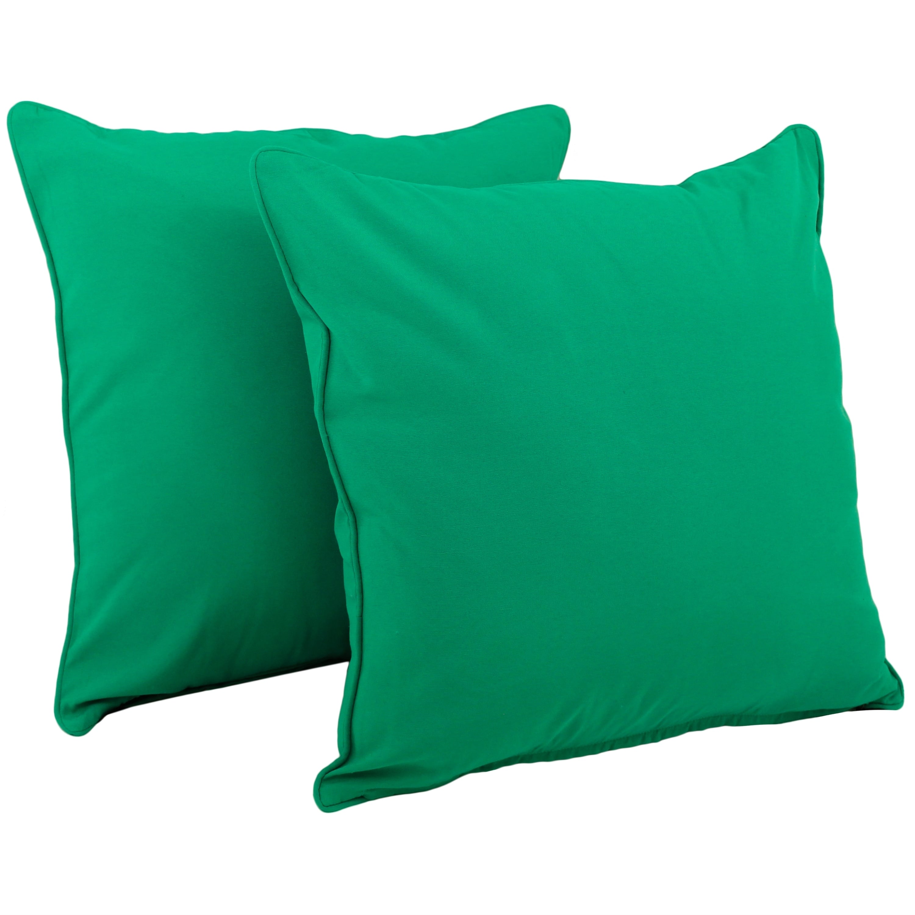 25-inch Corded Twill Throw Pillows (Set of 2)