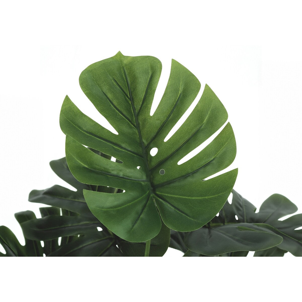 Artificial Plant, 24 Tall, Monstera, Indoor, Faux, Fake, Table, Greenery, Potted, Real Touch, Decorative, Green Leaves