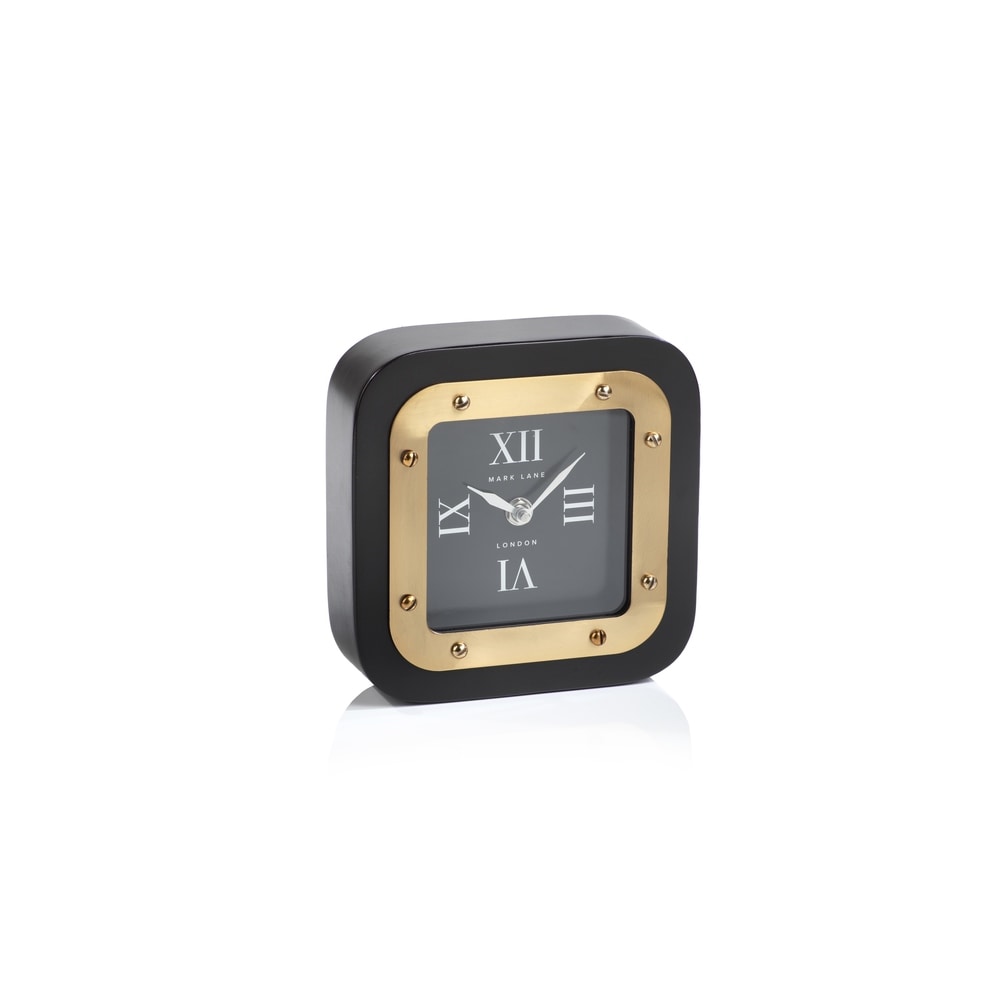 Mark Lane Black Table Clock