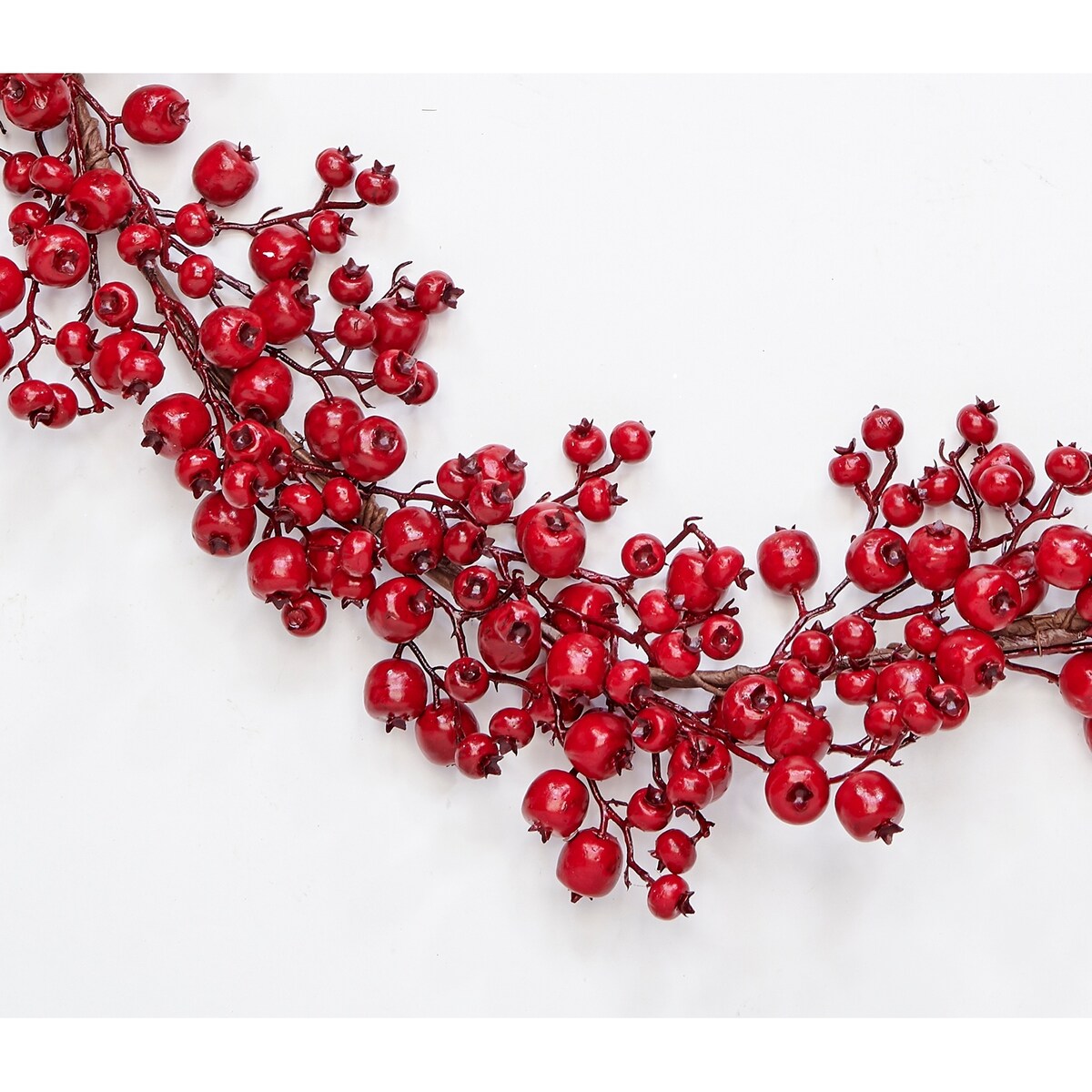 72 Christmas Artificial Red Berry Garland - 72