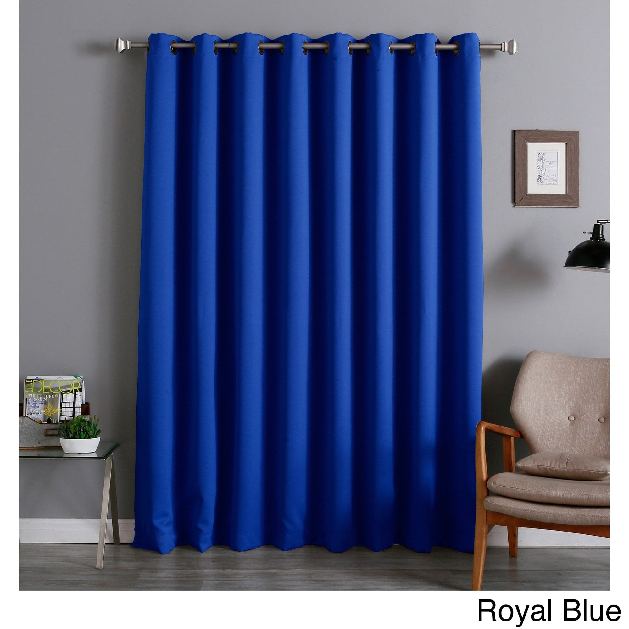 Aurora Home Extra-wide 100x84-inch Thermal Blackout Curtain Panel. - 100 x 84