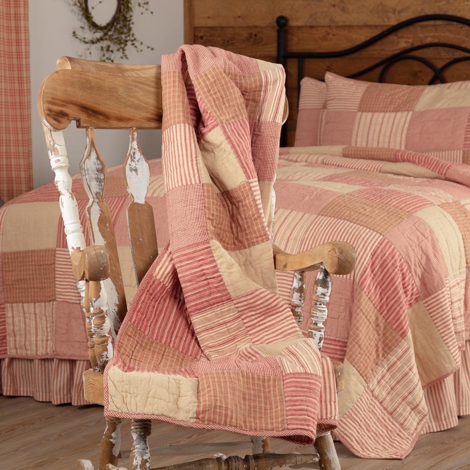 Sawyer Mill Block Quilted Throw