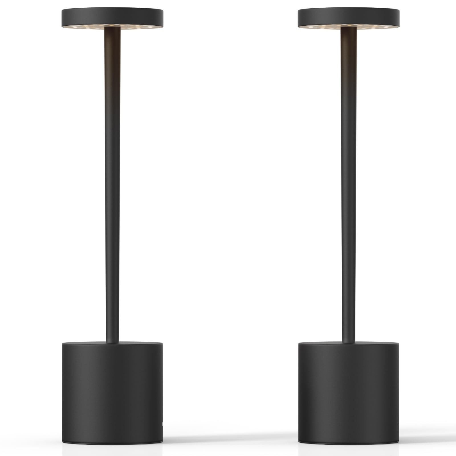 2Pack Cordless Table Lamp Dimmable Desk Lamp