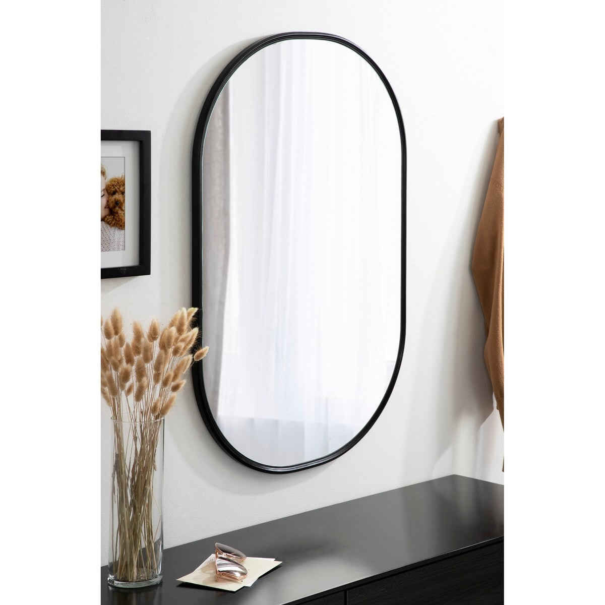 Kate and Laurel Caskill Capsule Framed Wall Mirror