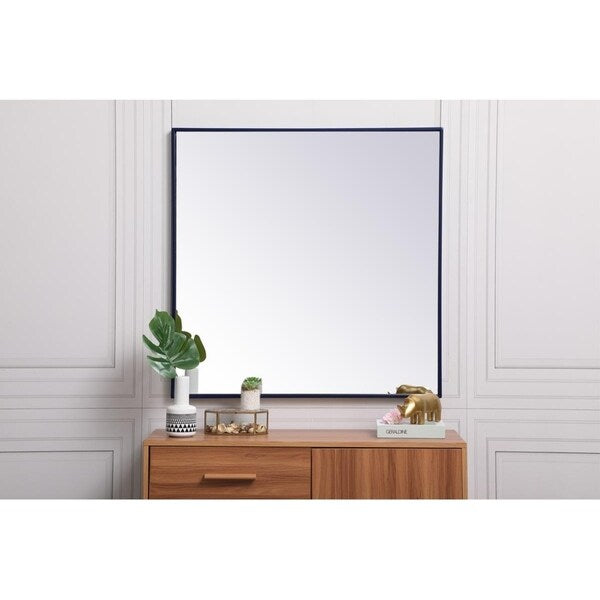 Carson Carrington Salsnas Metal Frame Rectangular Mirror