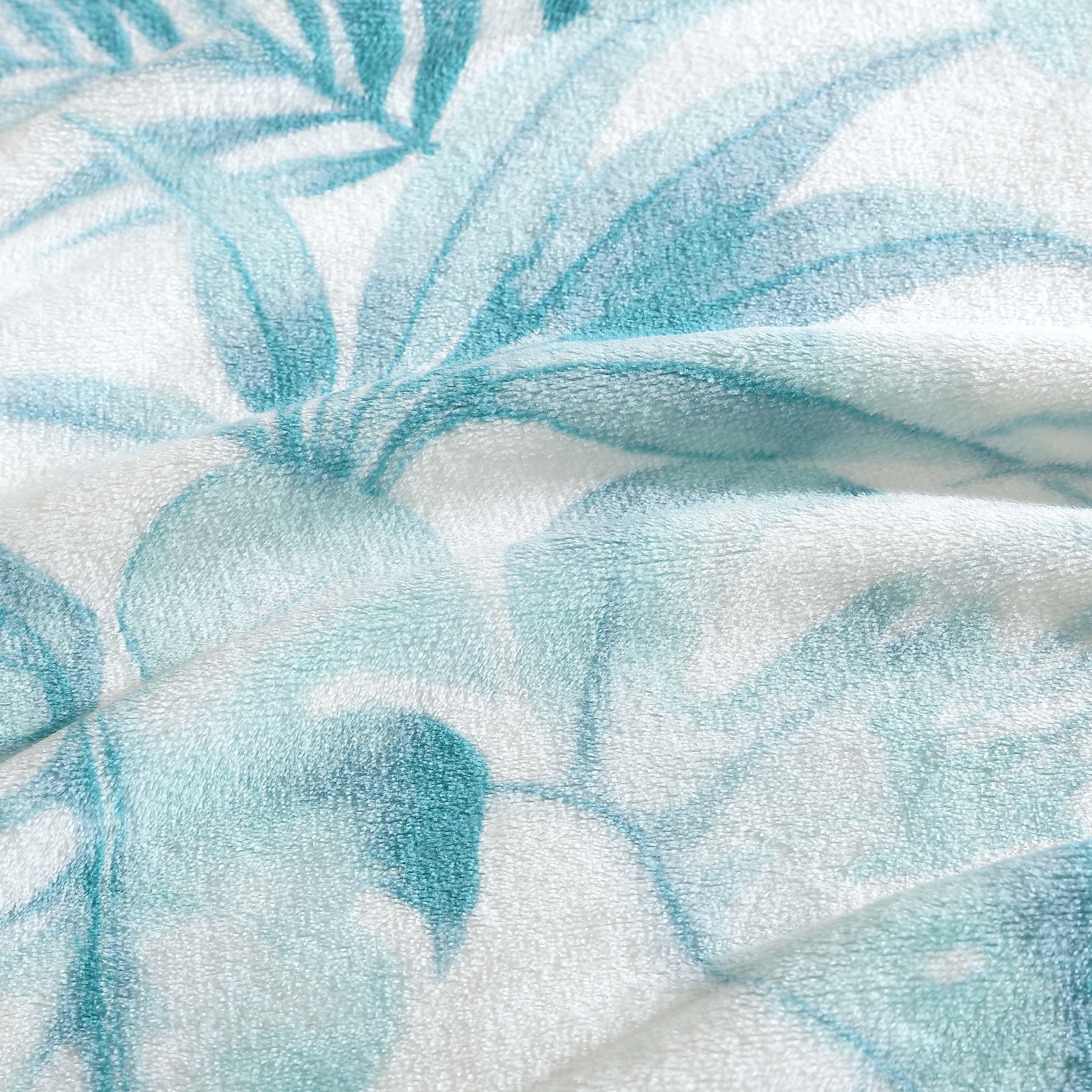 Tommy Bahama Printed Ultra Soft Plush Fleece Throw Blanket