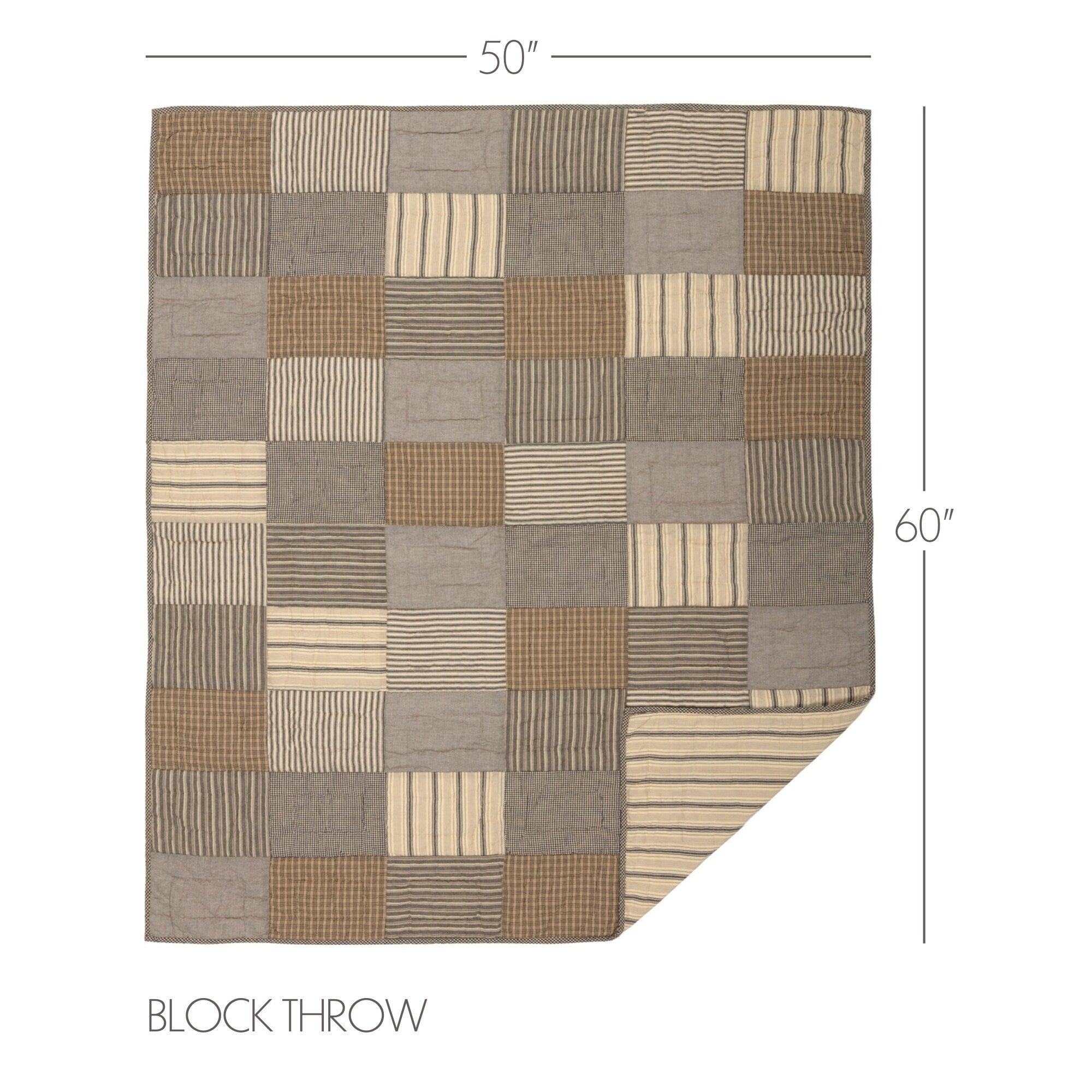 Sawyer Mill Block Quilted Throw