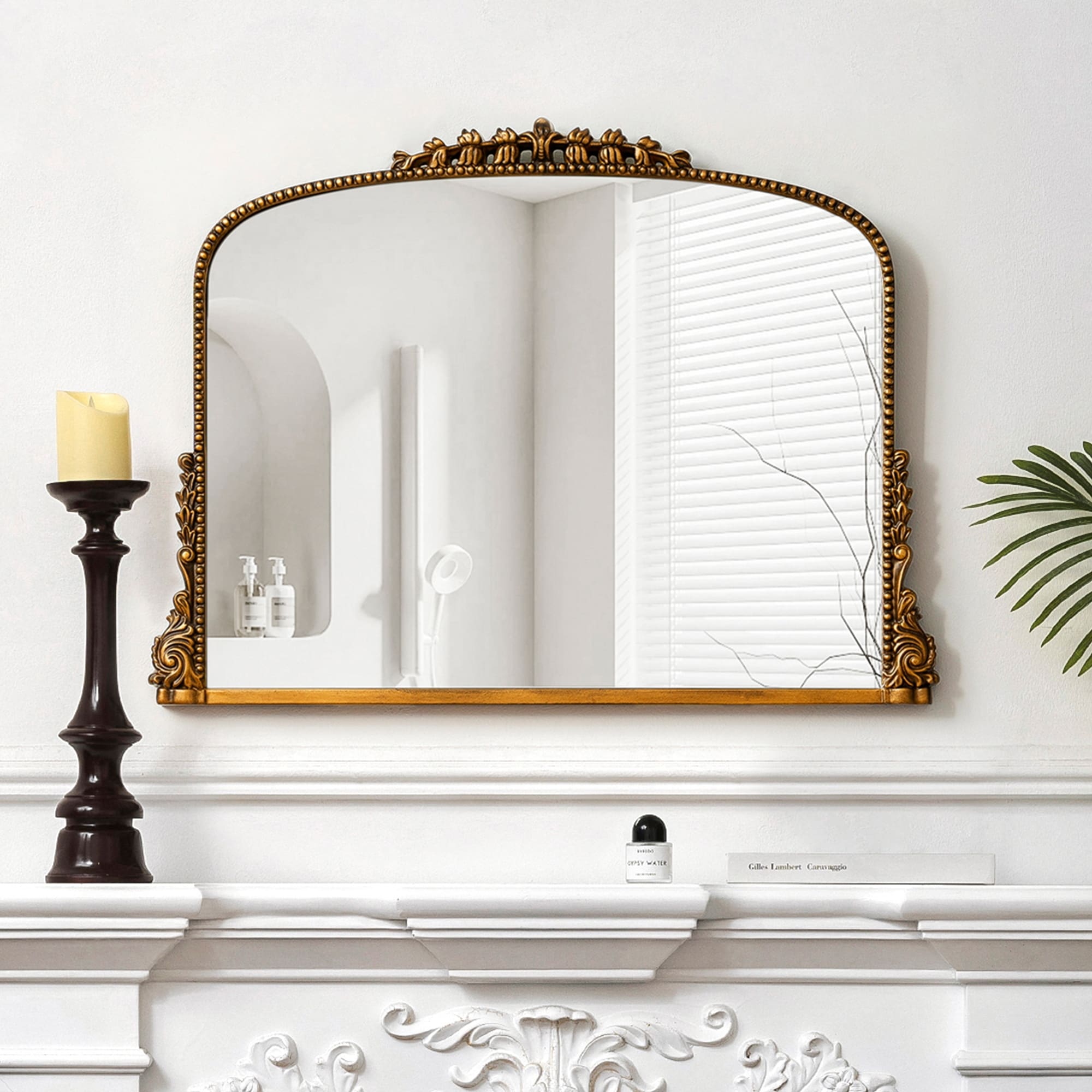 Arch Wall Mirror Baroque Accent Mirrors - 36×23