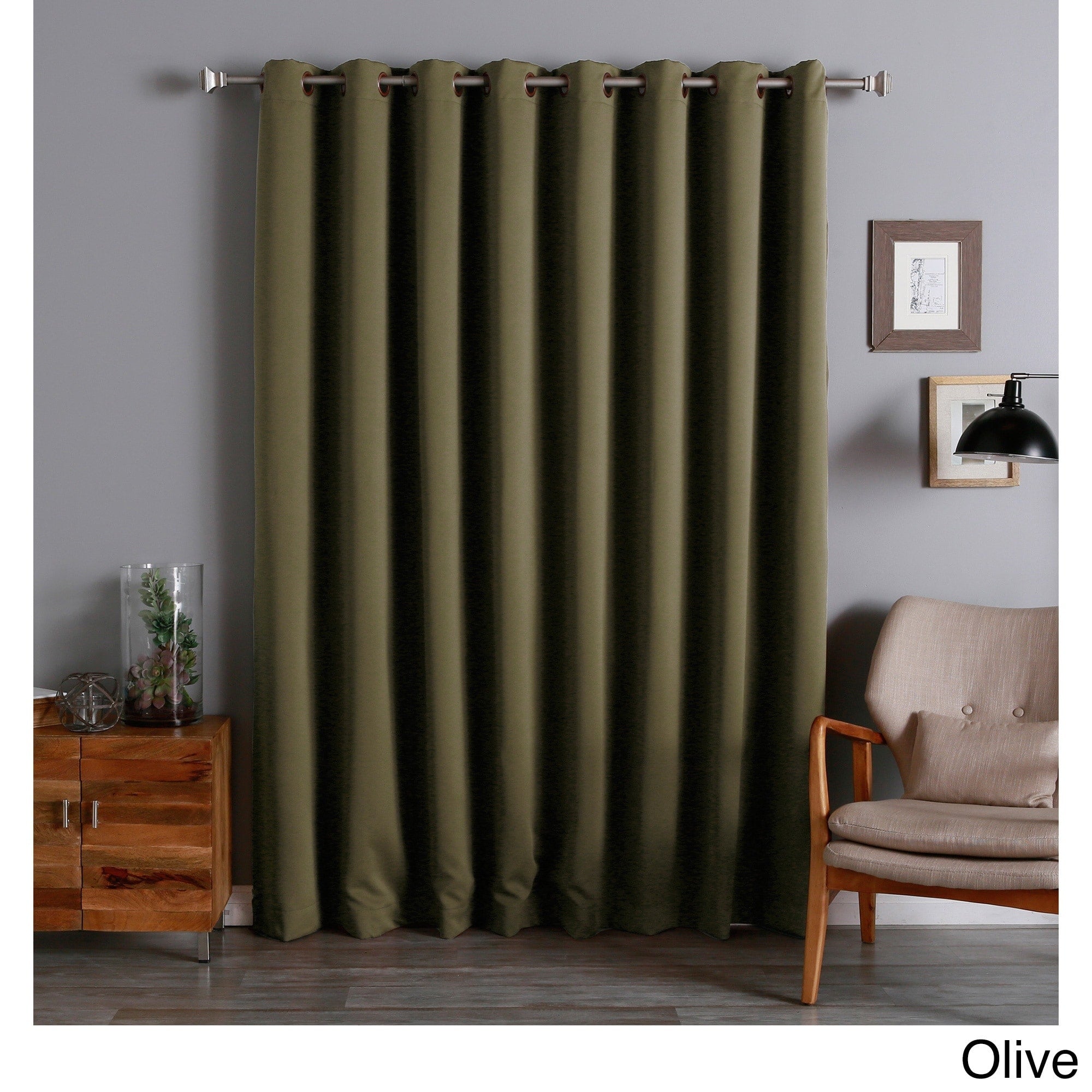 Aurora Home Extra-wide 100x84-inch Thermal Blackout Curtain Panel. - 100 x 84