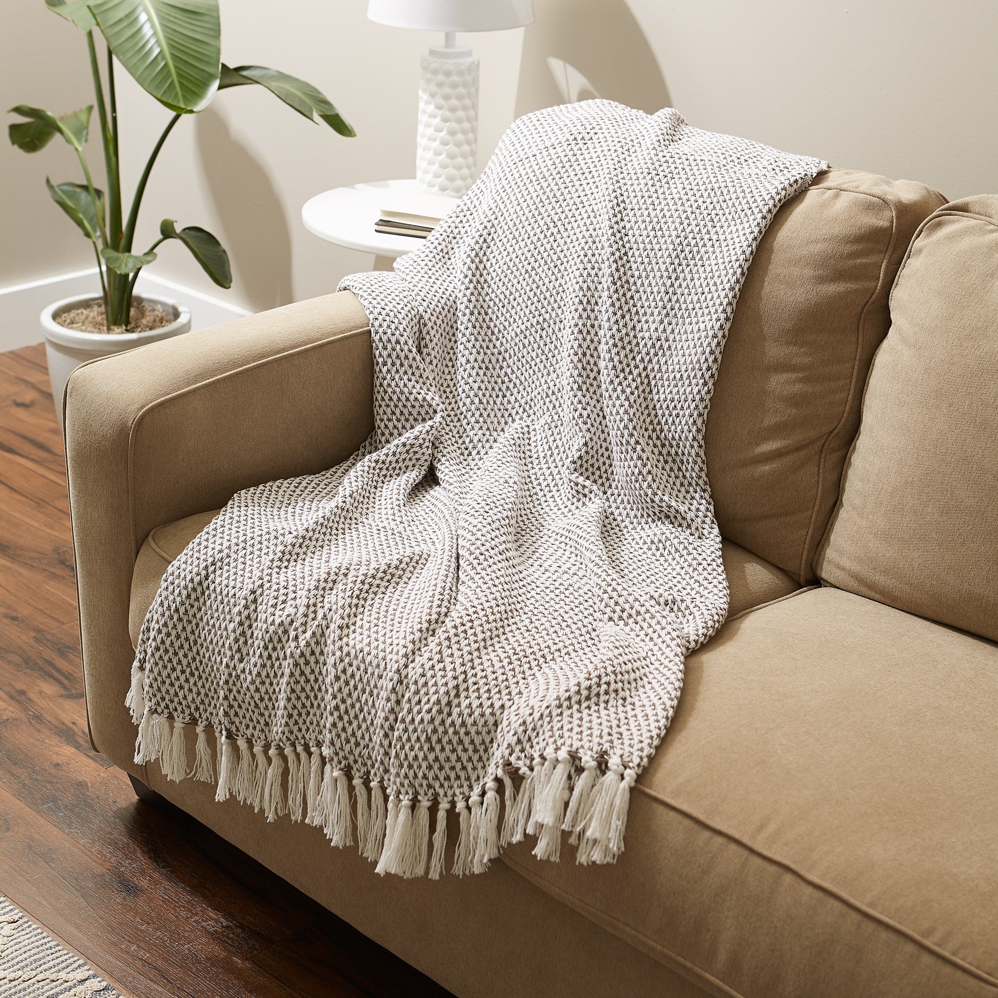 DII Woven Decorative Throw