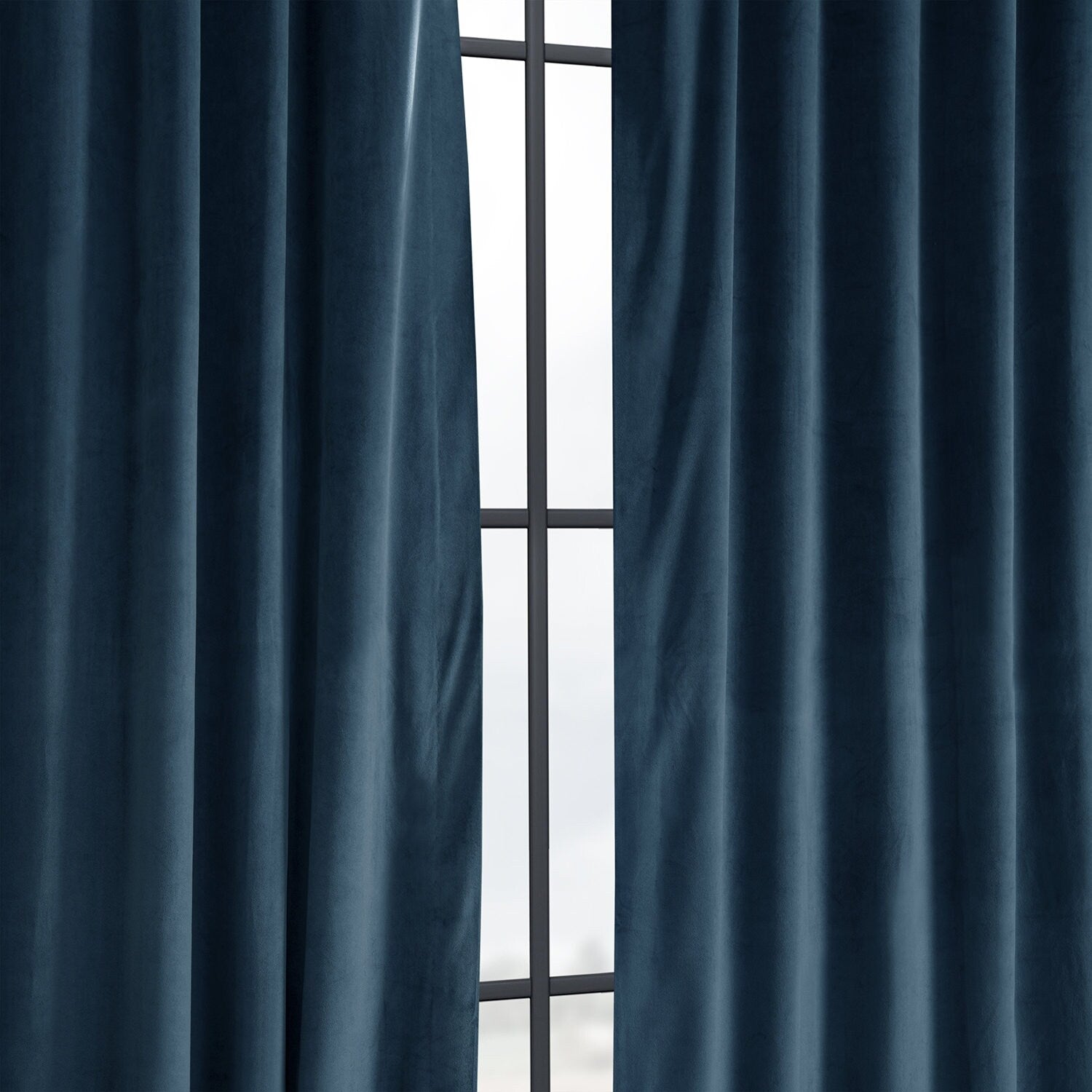 Exclusive Fabrics Signature Velvet Blackout Curtains (1 Panel) - Luxurious Single Drapery for Enhanced Light Blockage