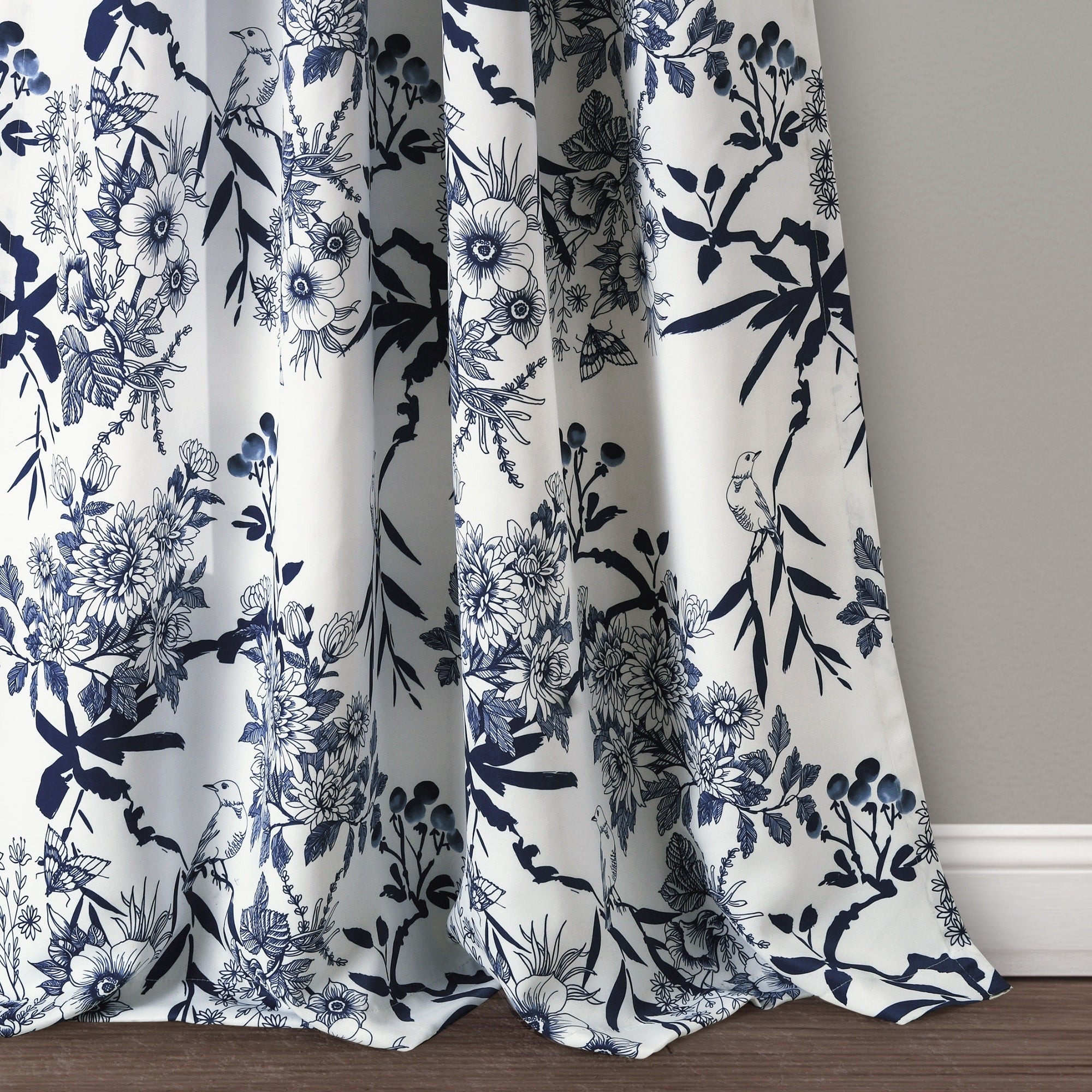 The Gray Barn Dogwood Floral Curtain Panel Pair