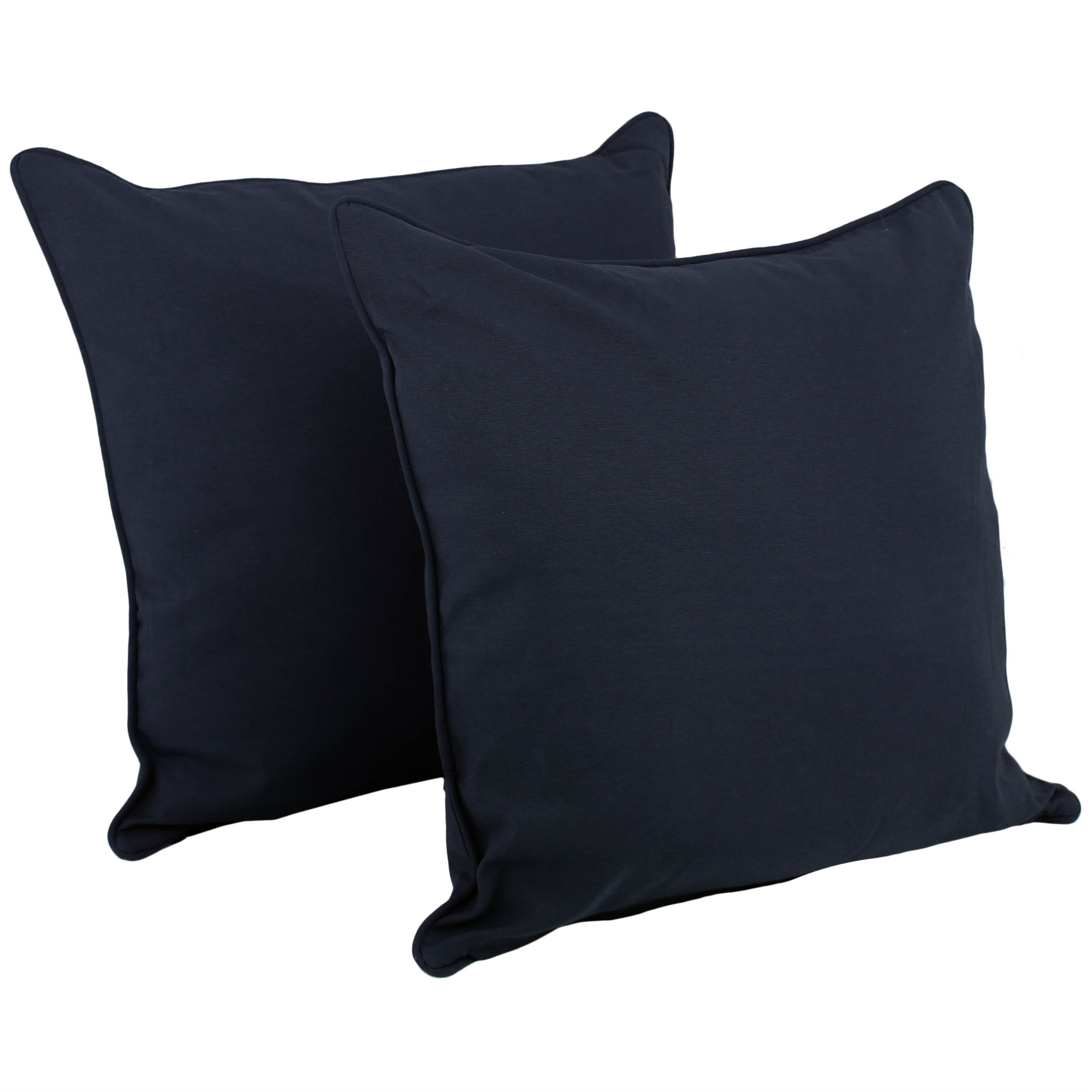 25-inch Corded Twill Throw Pillows (Set of 2)