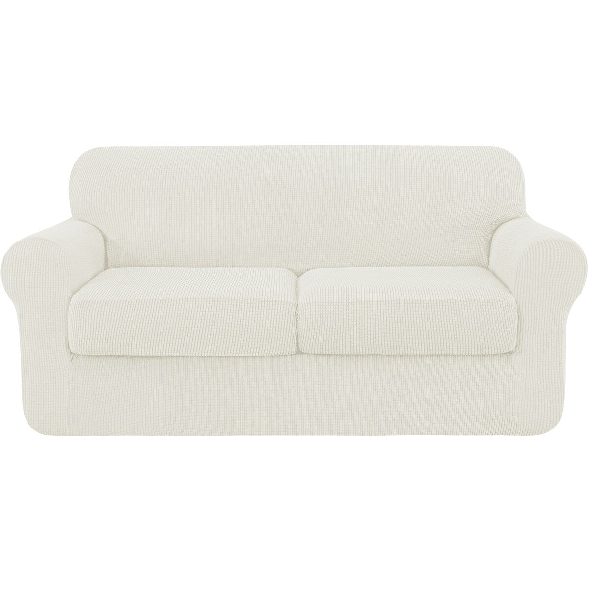 Subrtex Stretch Loveseat Slipcover Cover with 2 Separate Cushion Cover