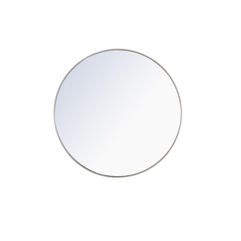 Carson Carrington Labbemala Metal Frame Round Mirror