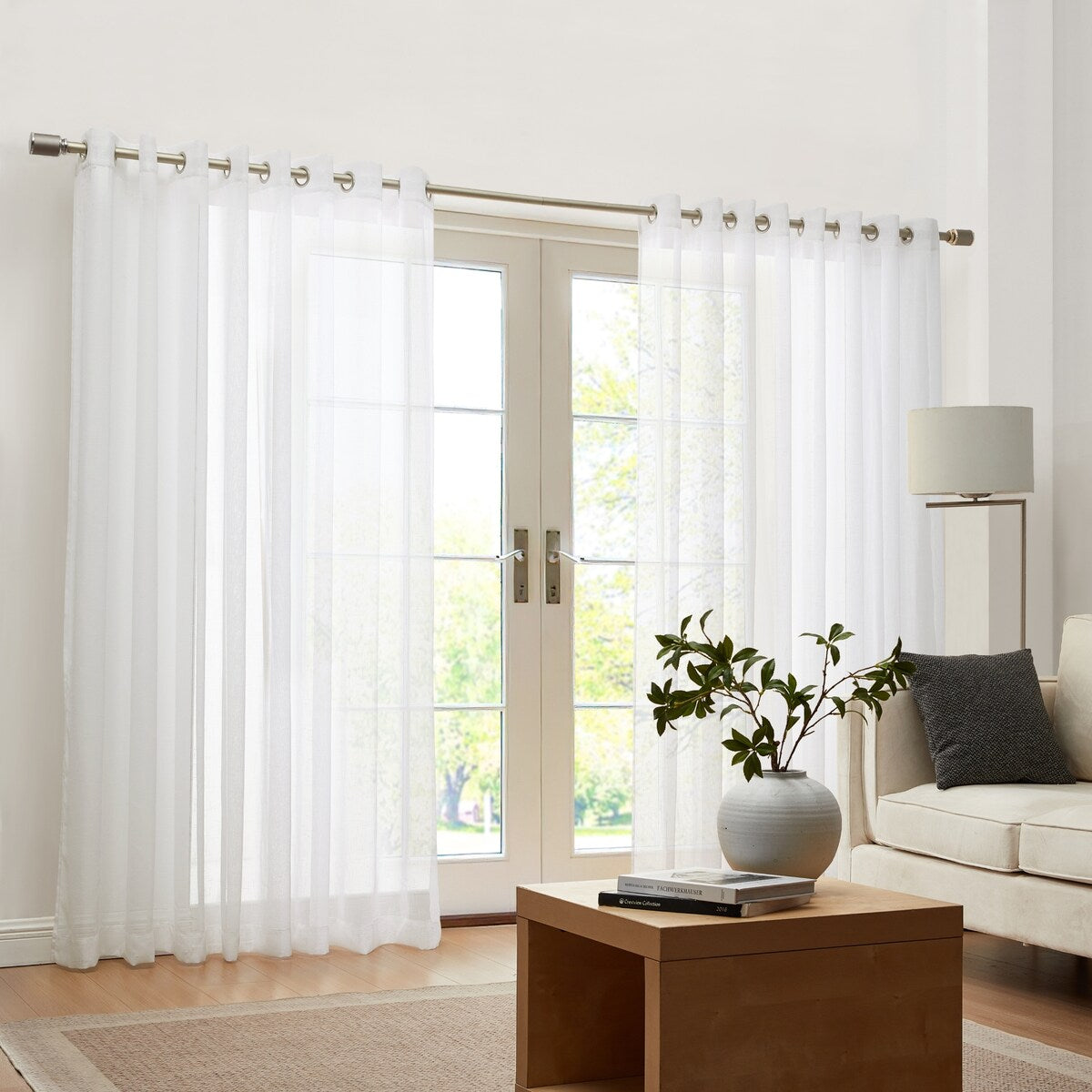 Carmen Sheer Extra-wide Indoor/Outdoor Sheer Window Curtain