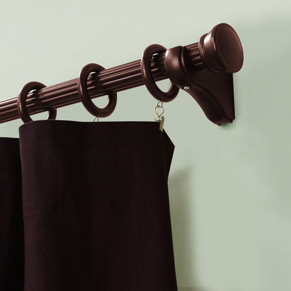 Mix & Match Wood Single / Double Curtain Rod Bracket