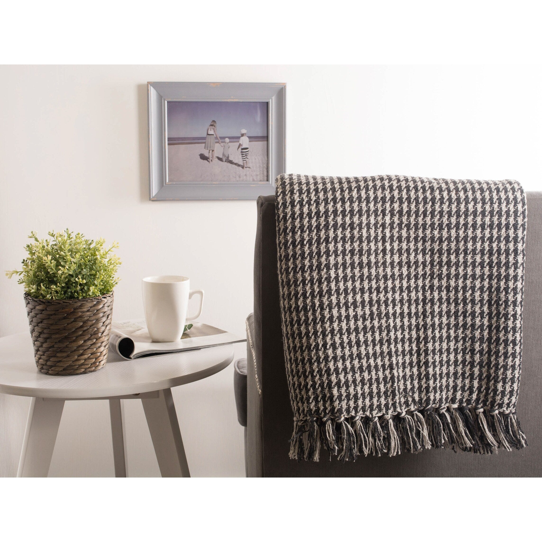 DII Woven Decorative Throw