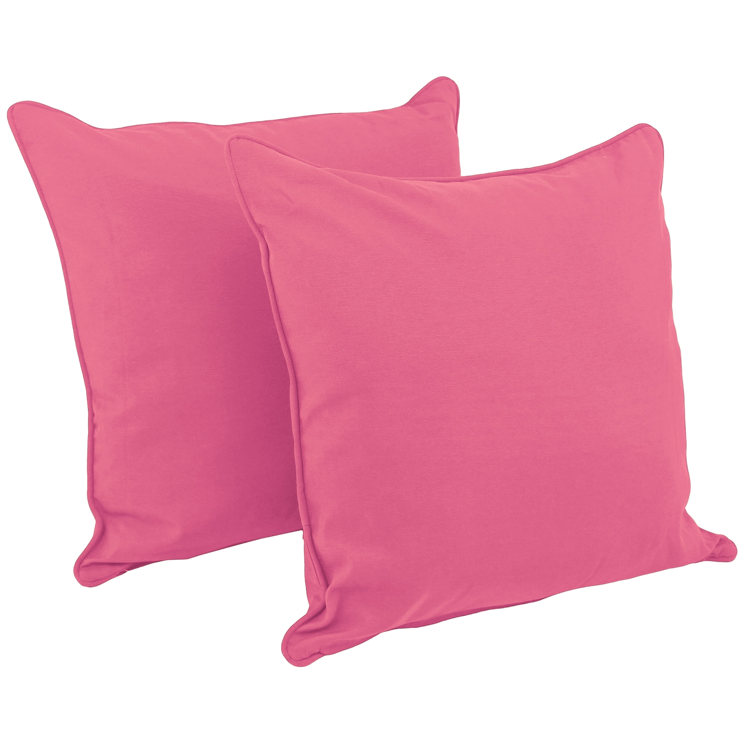 25-inch Corded Twill Throw Pillows (Set of 2)