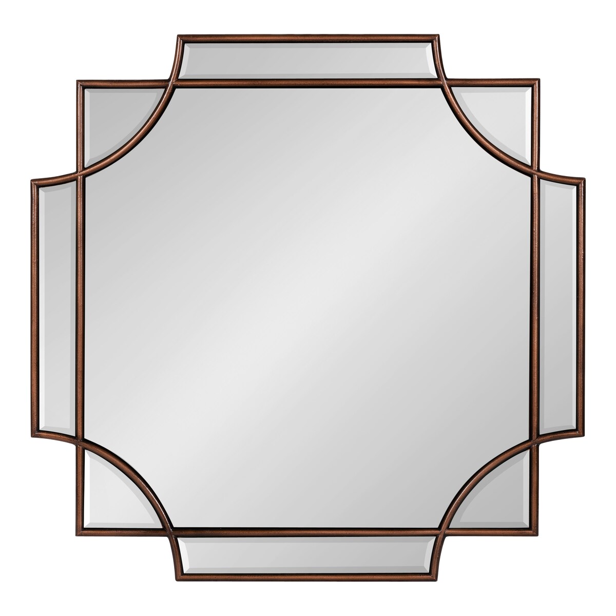 Kate and Laurel Minuette Traditional Decorative Framed Wall Mirror