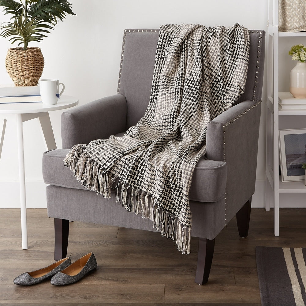 Porch & Den Crestridge Woven Cotton Throw