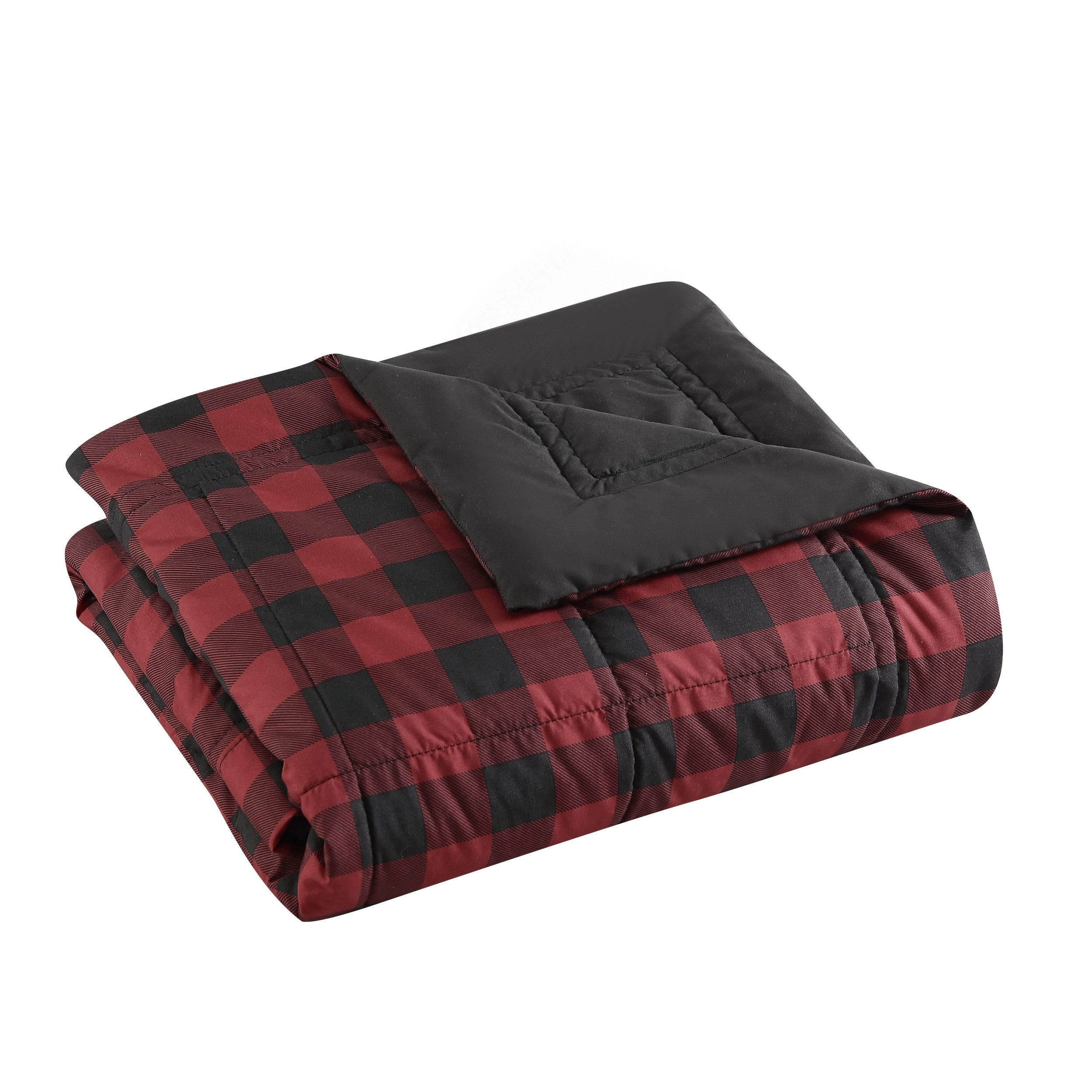 Eddie Bauer Mountain Plaid Red Blanket