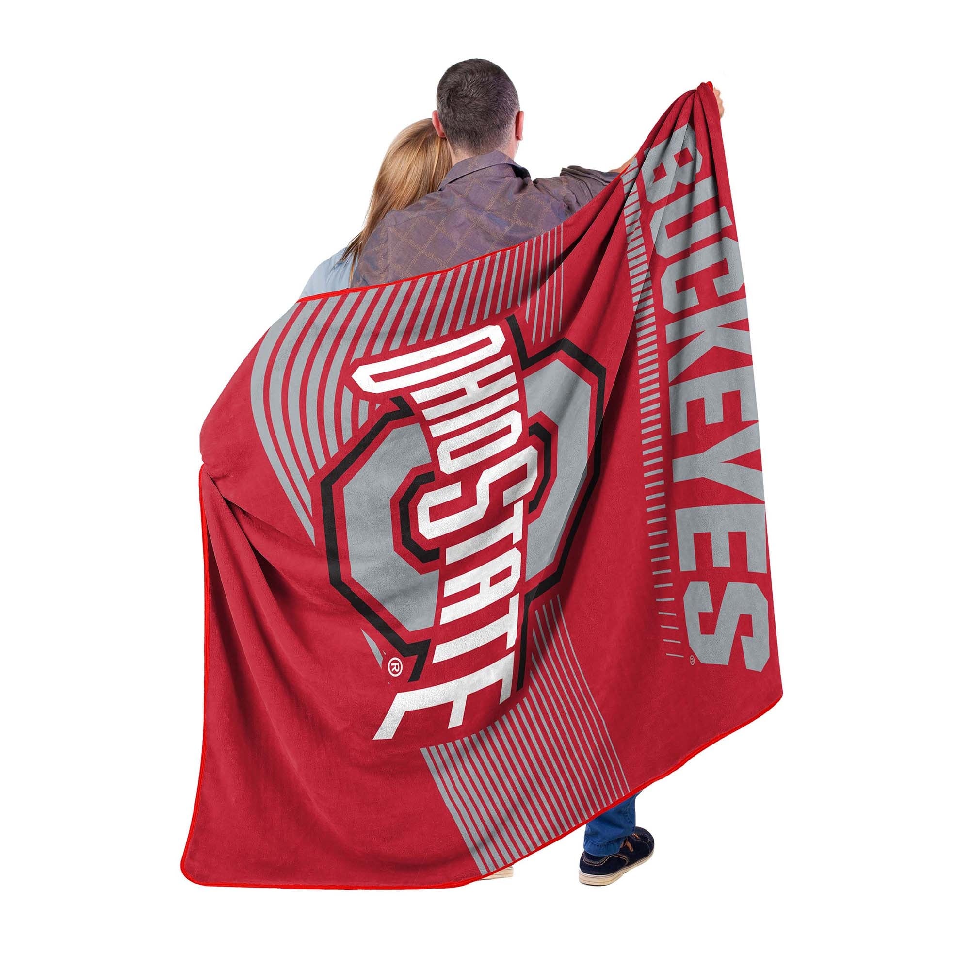 NCAA Ohio State Buckeyes 60 x 80 Raschel Throw Blanket