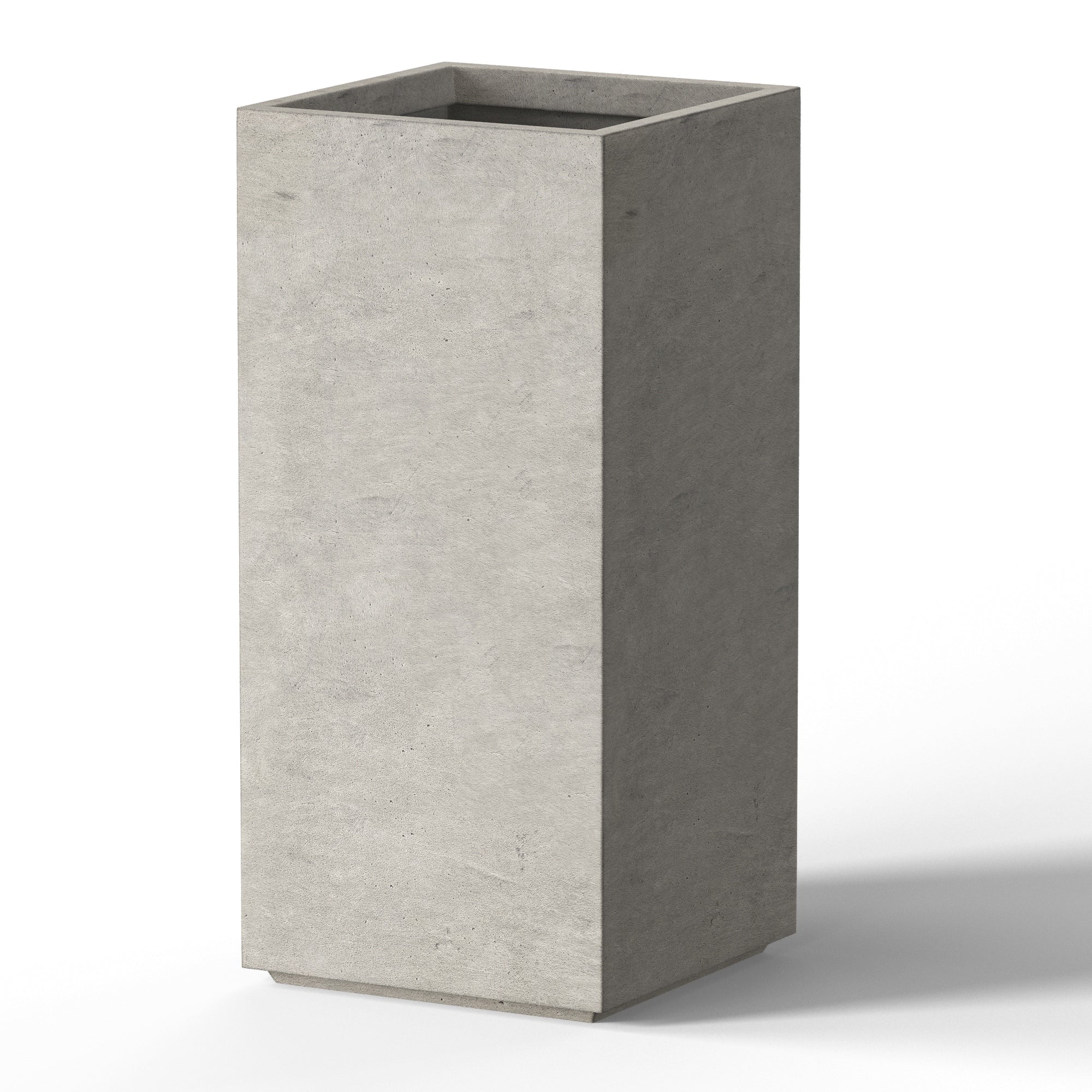 Tall Concrete Rectangle Plant Boxes / Large Indoor and Outdoor Flower Planters