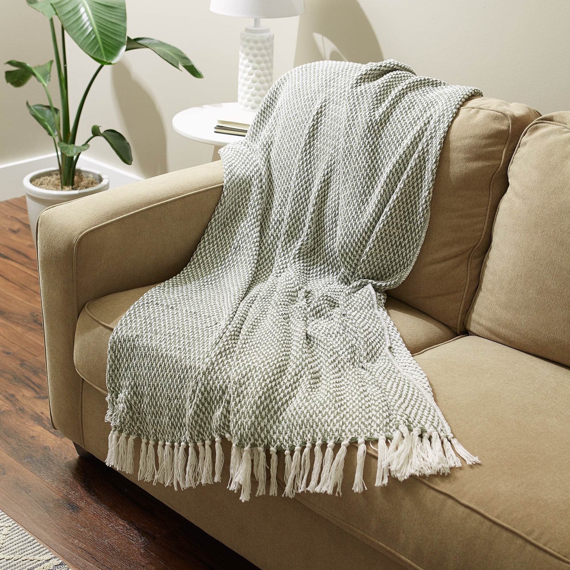 DII Woven Decorative Throw