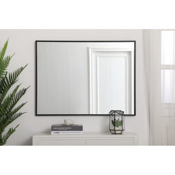 Carson Carrington Salsnas Metal Frame Rectangular Mirror