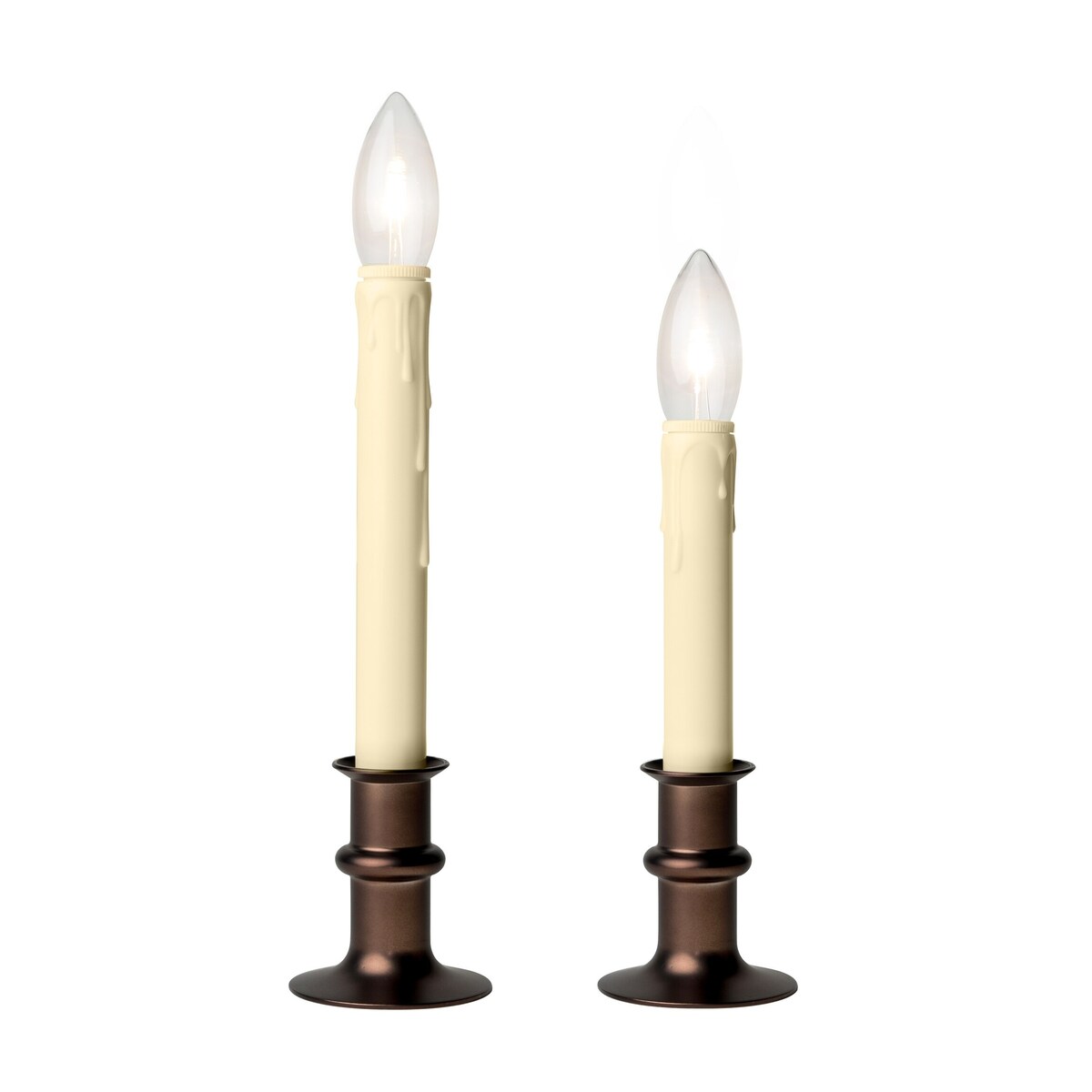 Battery Operated Bi-Directional LED Adjustable Candle 2-pack or 4-pack