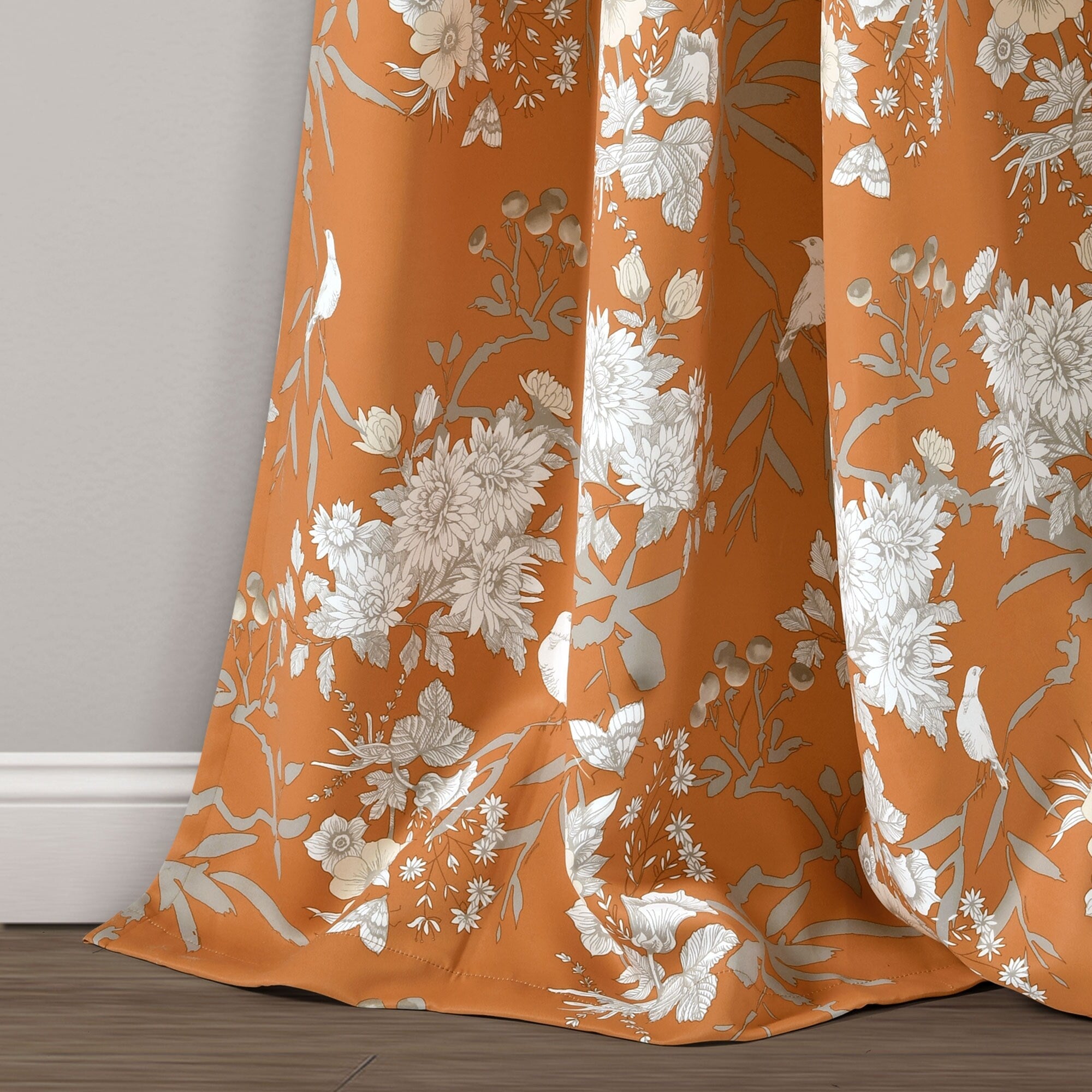 The Gray Barn Dogwood Floral Curtain Panel Pair