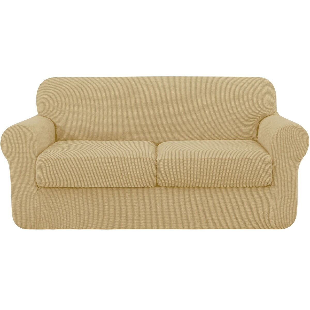 Subrtex Stretch Loveseat Slipcover Cover with 2 Separate Cushion Cover